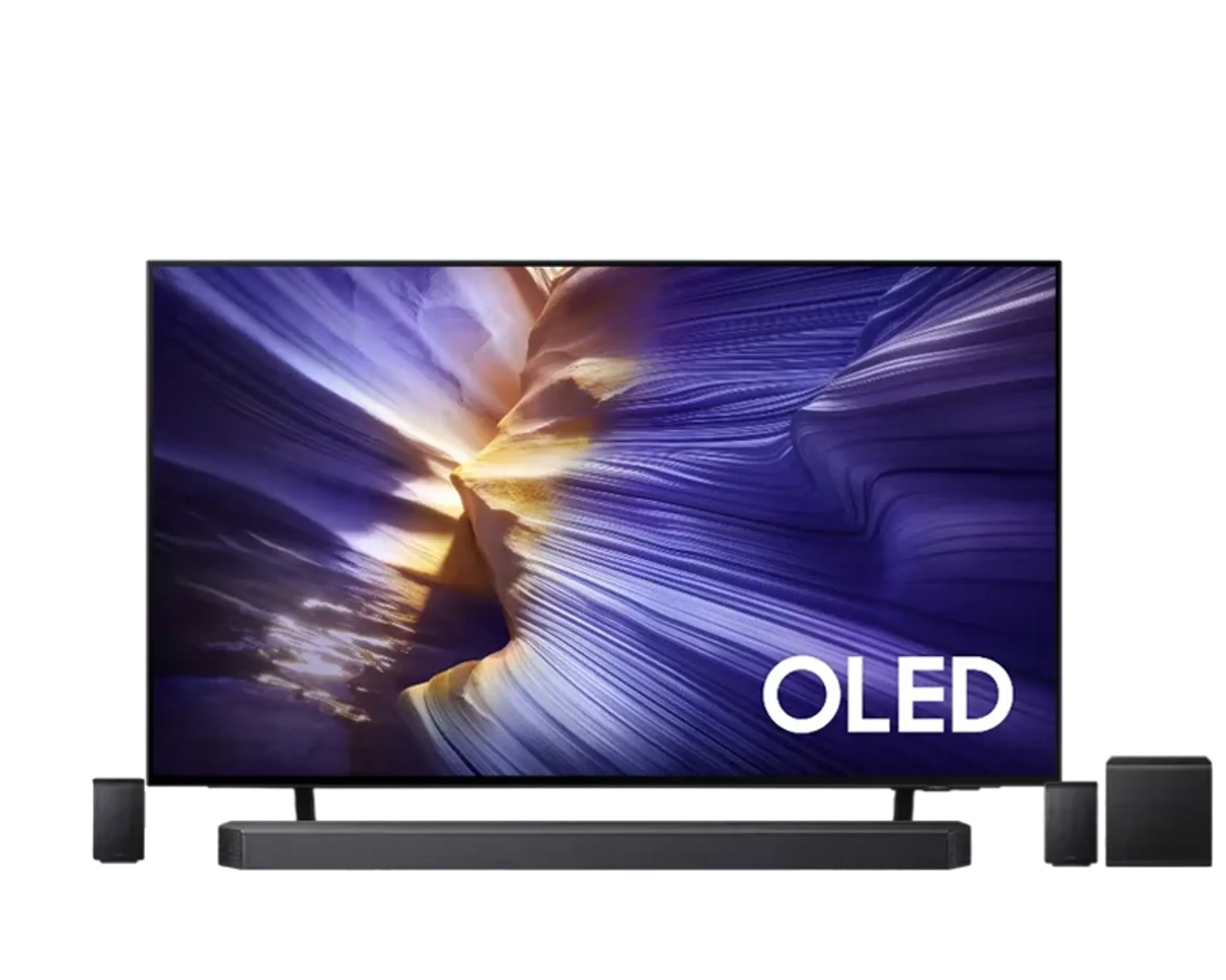 Bundel - OLED 4K TV QE42S92F (2025) - 42 inch + Soundbar Cinematic Q-serie HW-Q930F/XN - Zwart