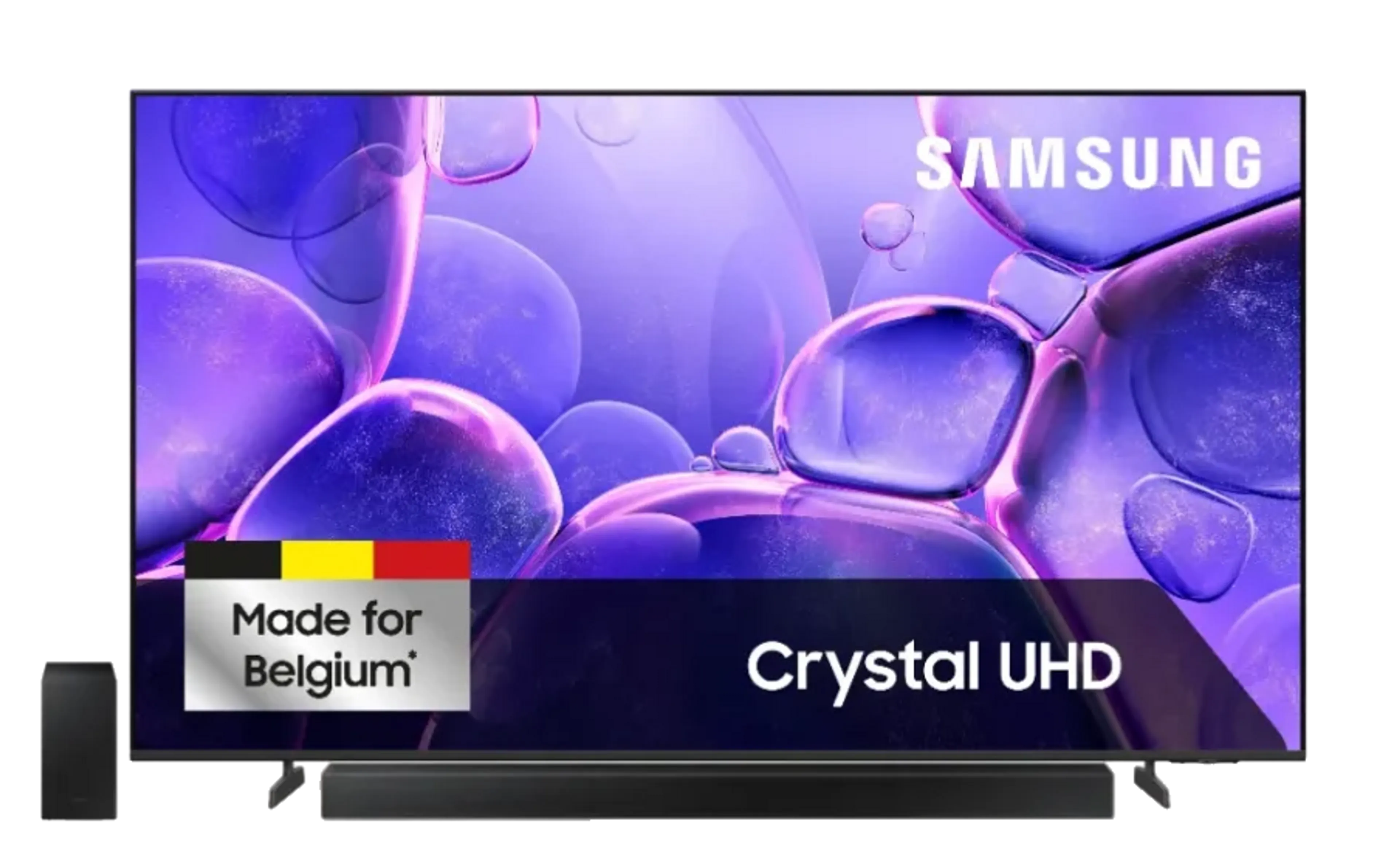 Bundel - LED TV 4K 43U8090F (2025) - 43 inch + Essential T-Series Soundbar HW-T420 (2020) - 2.1 kanalen