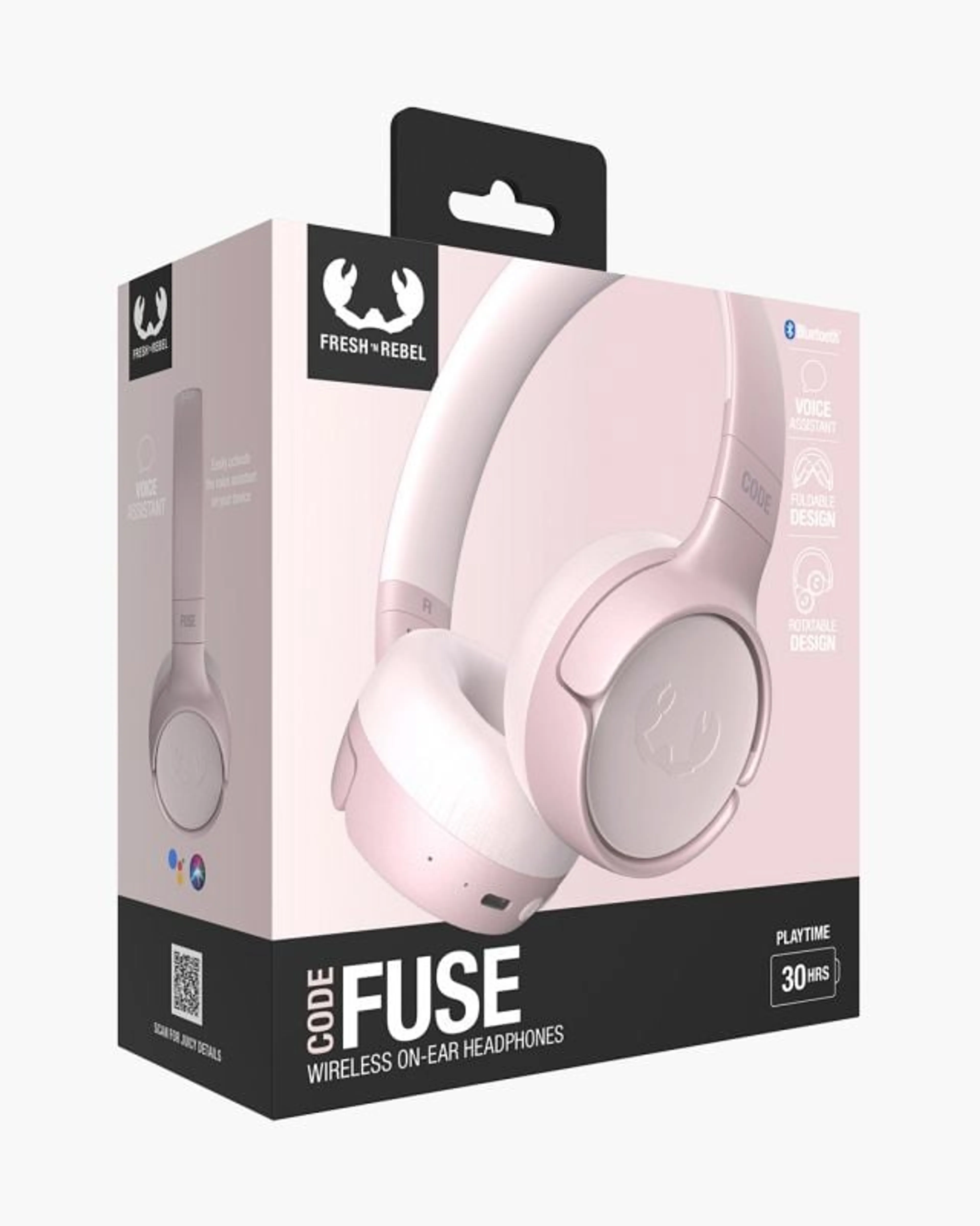 Fresh 'n Rebel Code Fuse koptelefoon -Roze image