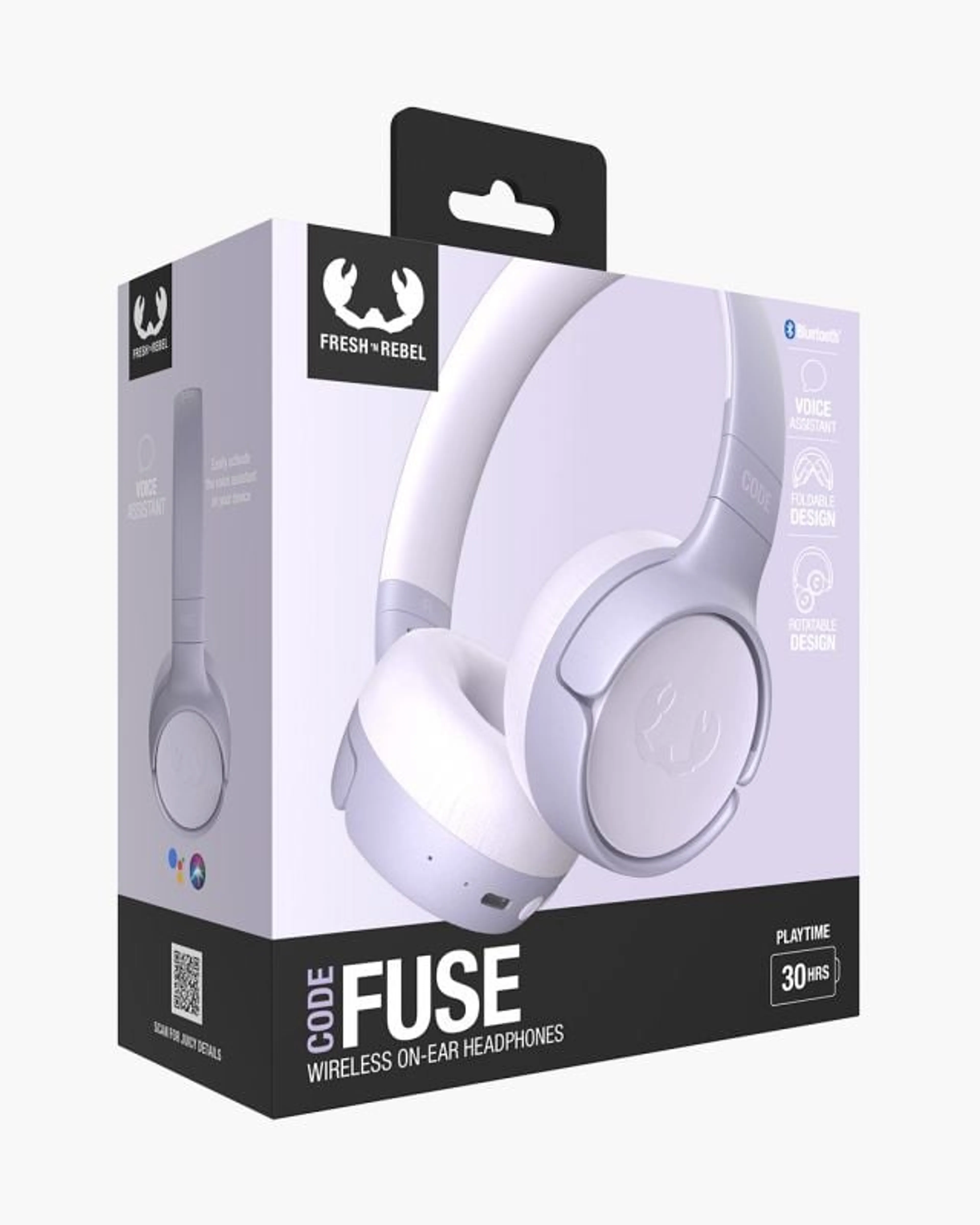 Fresh 'n Rebel Casque Code Fuse - Mauve image