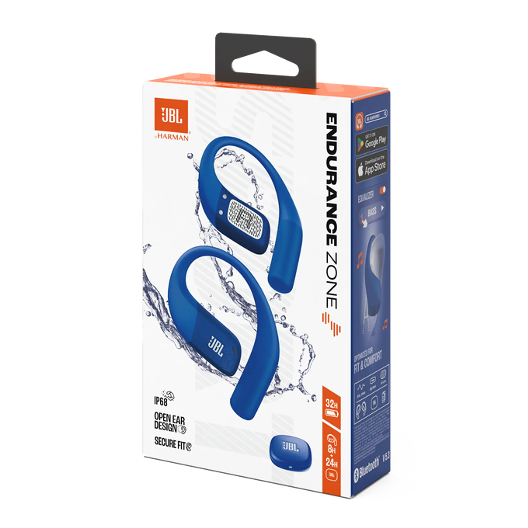 JBL Endurance Zone spoort oortjes - Blauw image