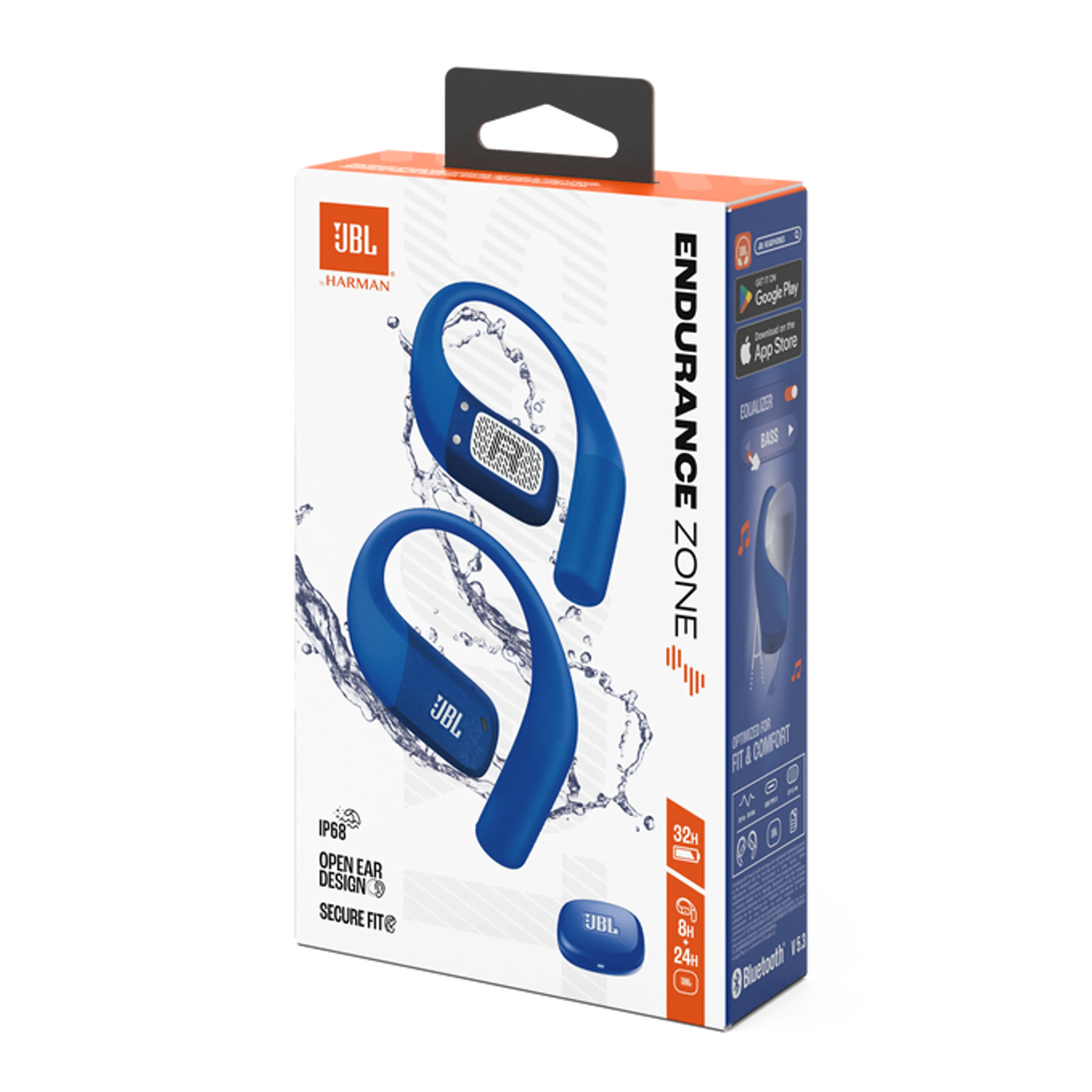 JBL Endurance Zone spoort oortjes - Blauw image
