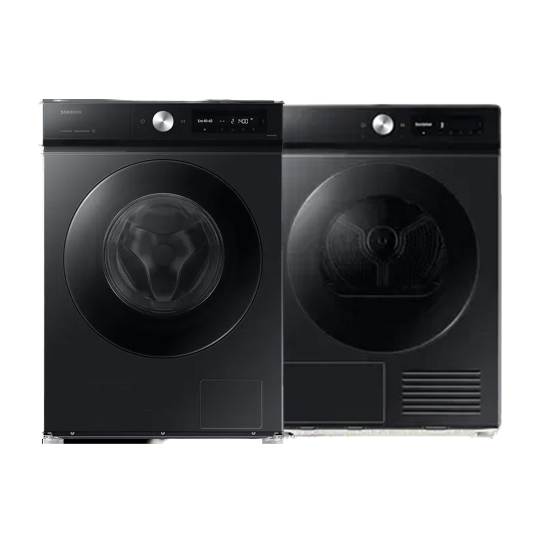 Samsung Bundel - Wasmachine WW11DB7B94GB BESPOKE AI Wash 7000-serie + Droogkast DV90DB7845GBU3 Bespoke AI QuickDrive™
