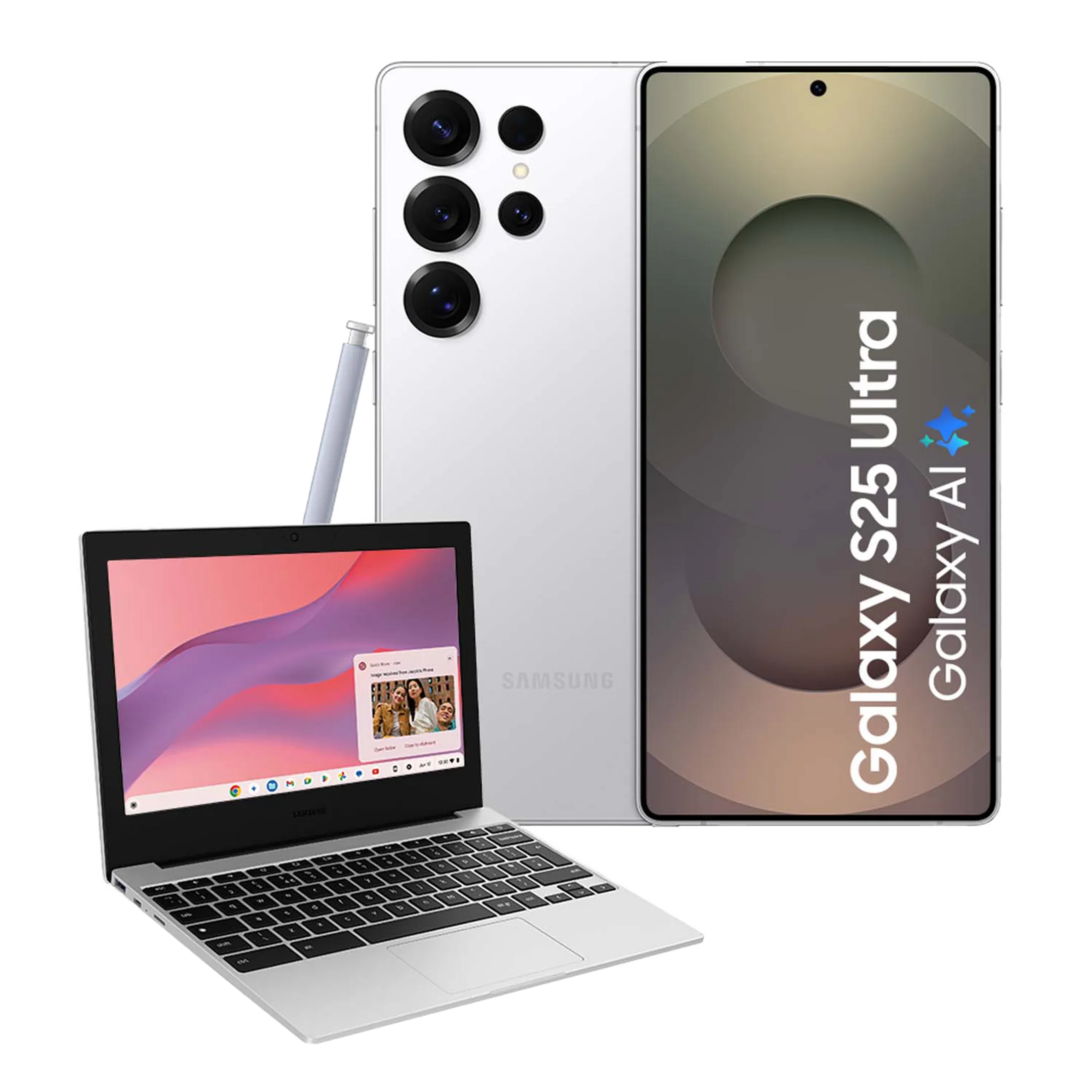 Samsung Galaxy S25 Ultra 256Go - Titanium Whitesilver image