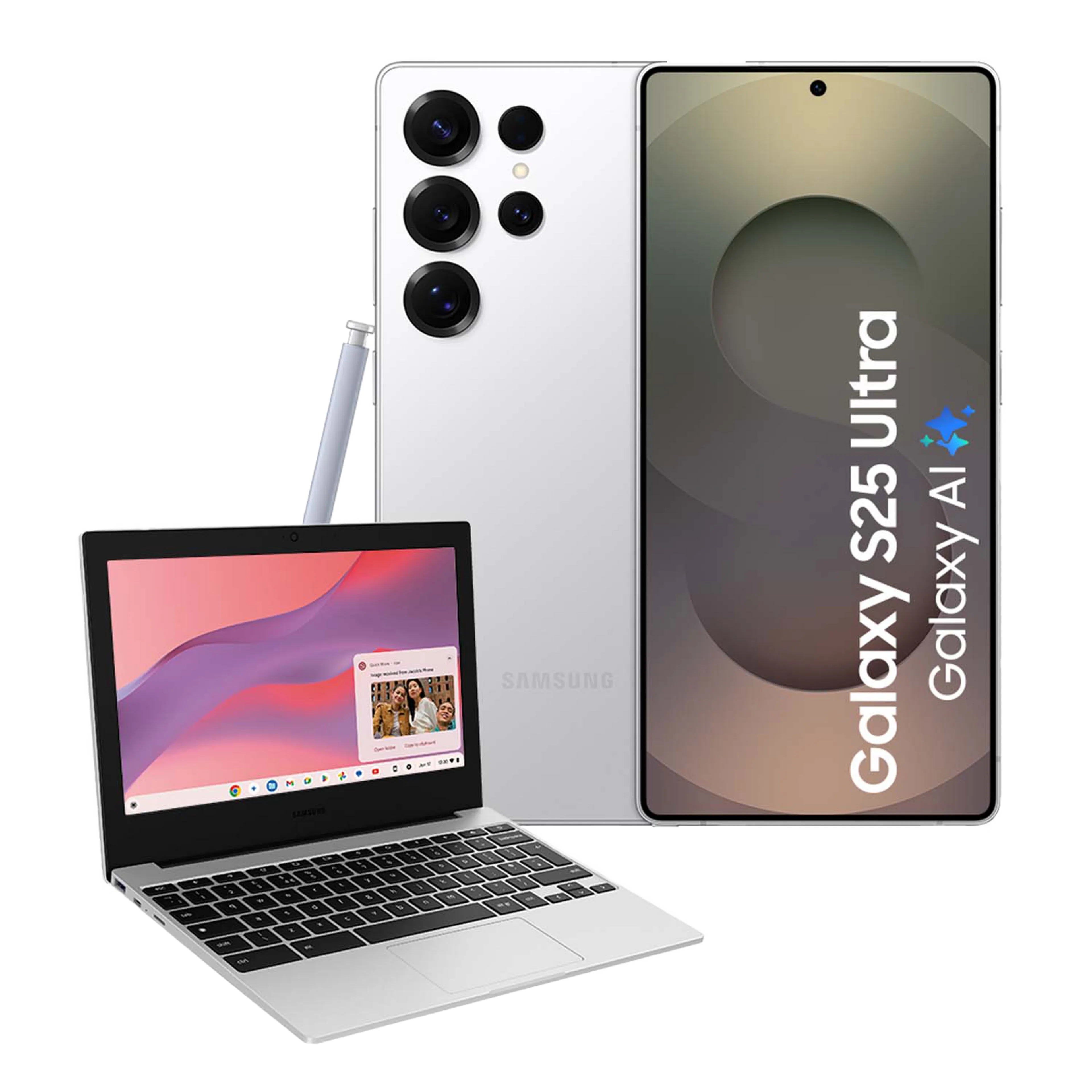 Samsung Galaxy S25 Ultra 256GB - Titanium Whitesilver image