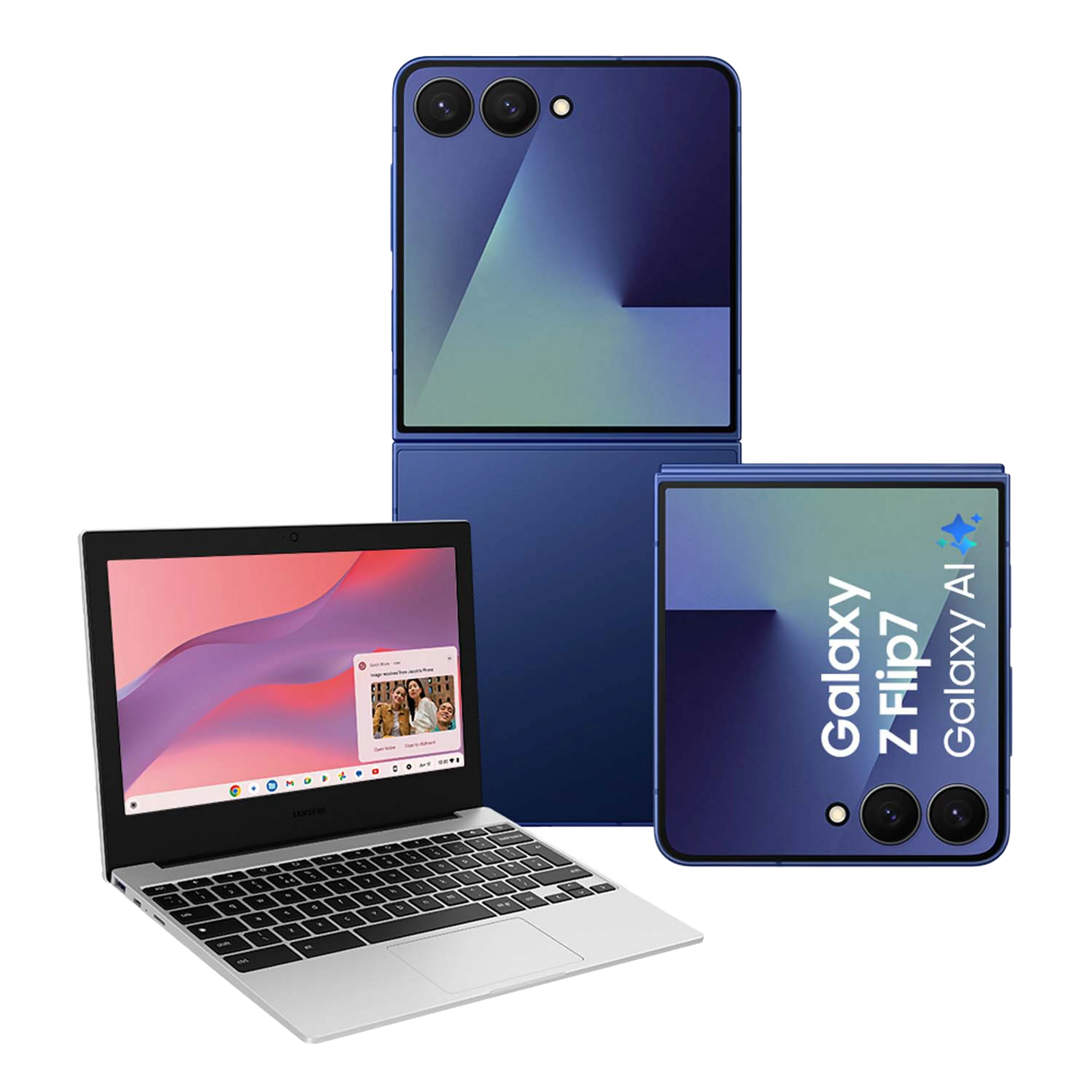 Galaxy Z Flip7 512 GB - blauw