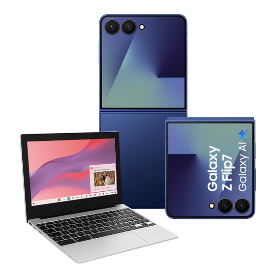 Galaxy Z Flip7 512 Go - Bleu