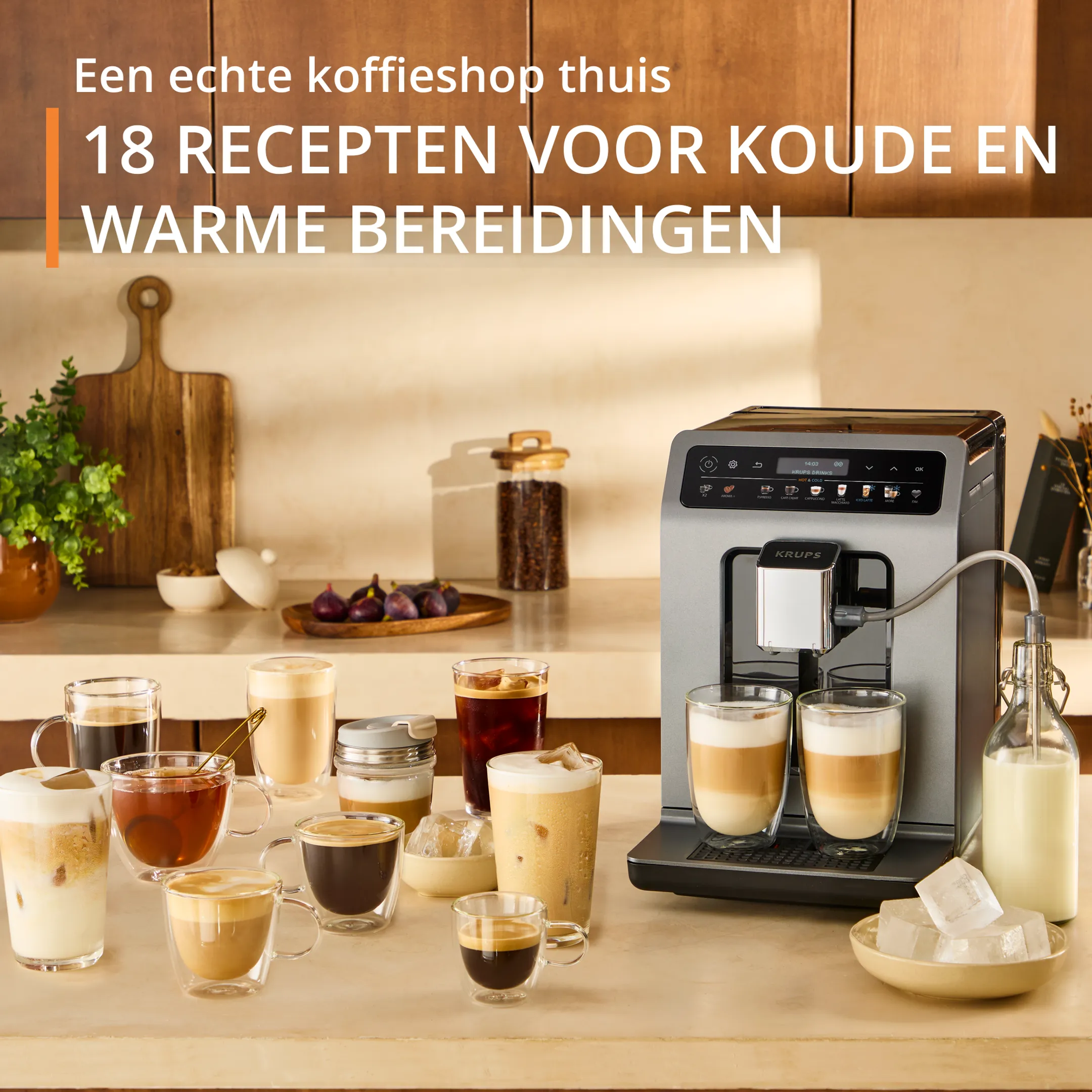 Krups Volautomatische Espressomachine EA898DF1 image
