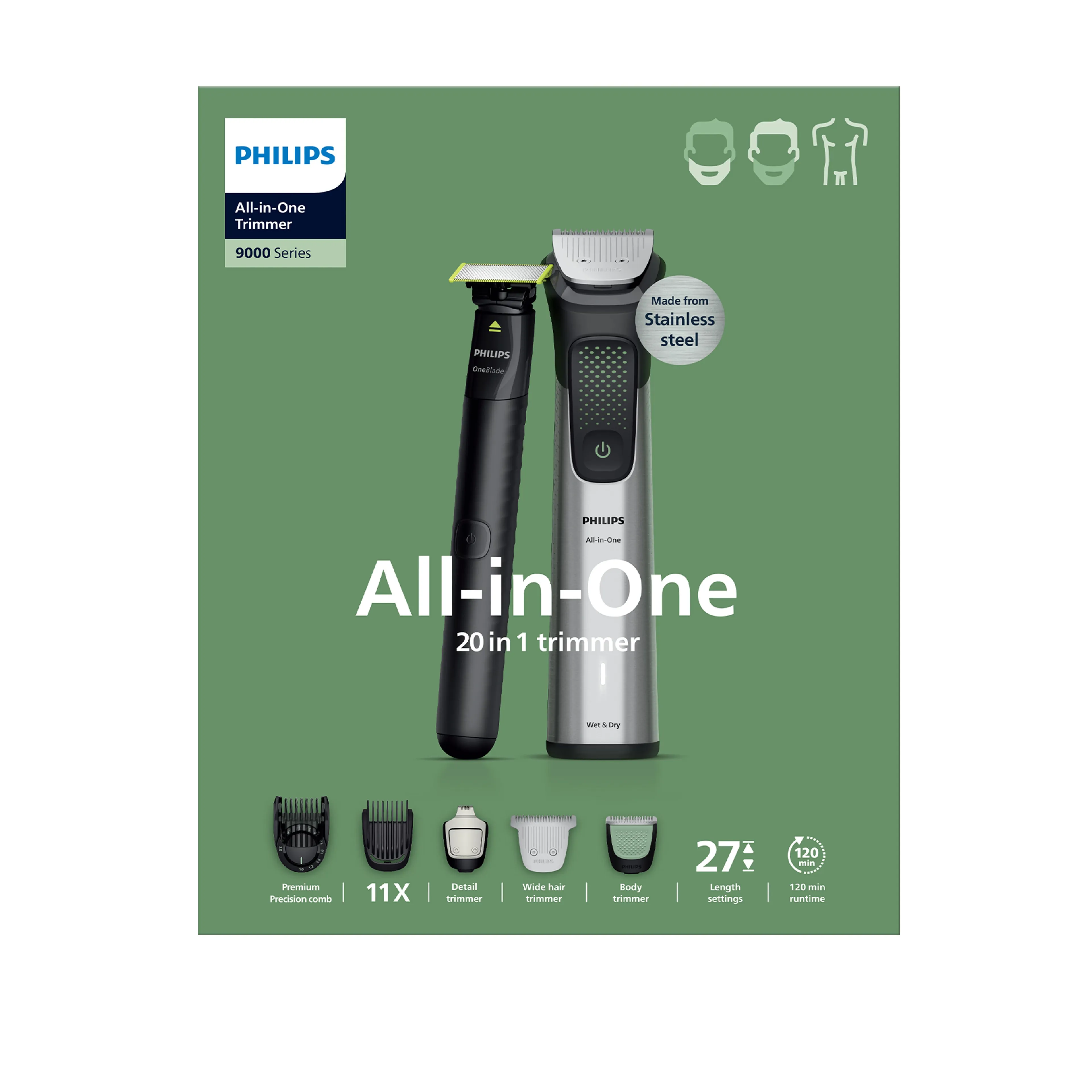 Philips Tondeuse Tout-en-un MG9557/15 image