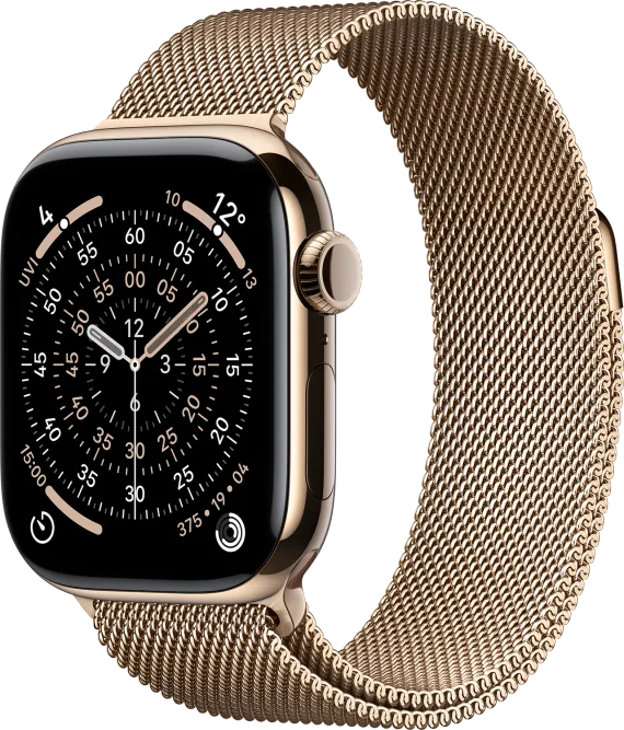 Watch Series 11 GPS + Cellular - 42mm Gold Titanium - Milanese Loop
