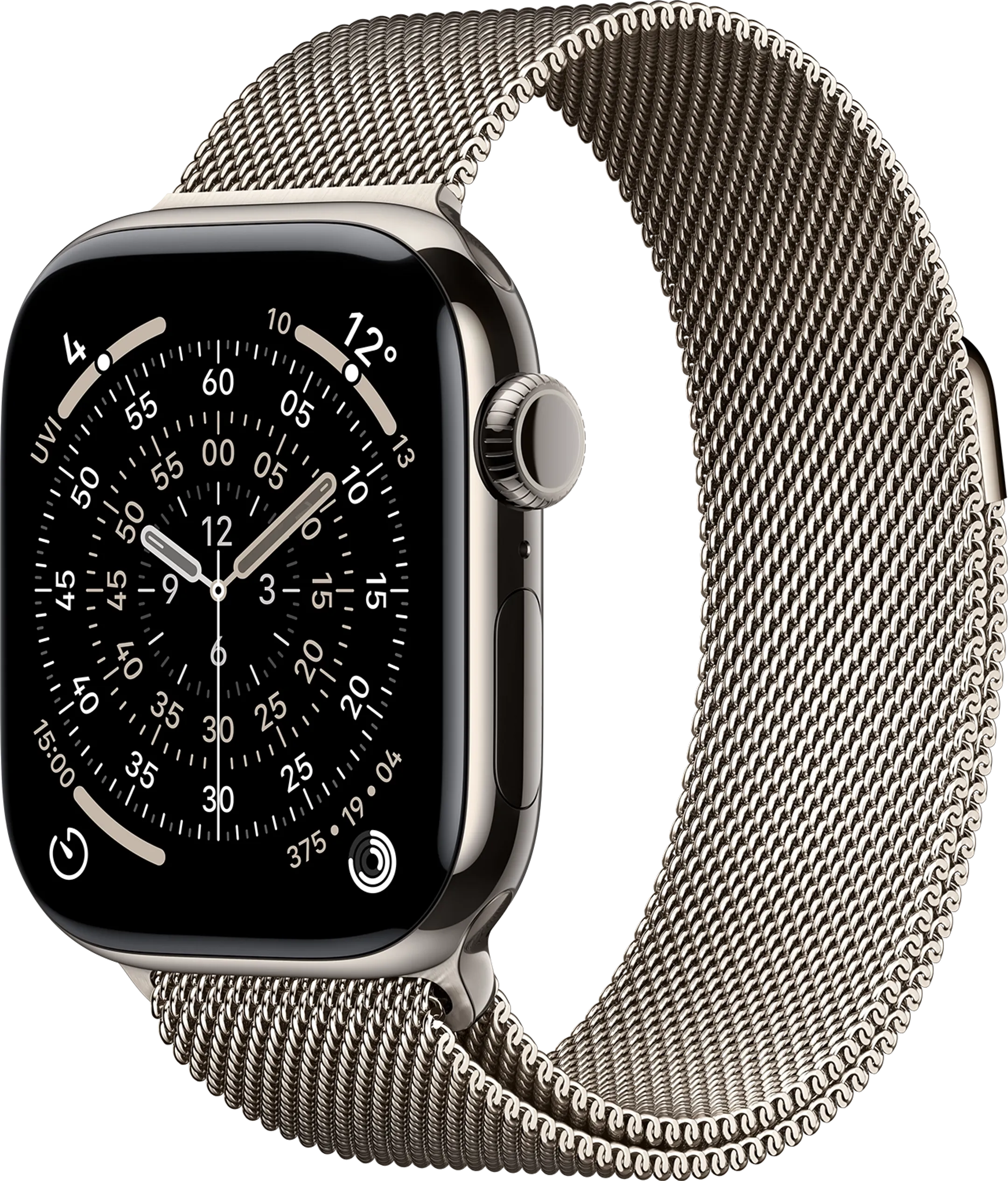 Watch Series 11 GPS + Cellular - 42mm Natural Titanium - Milanese Loop