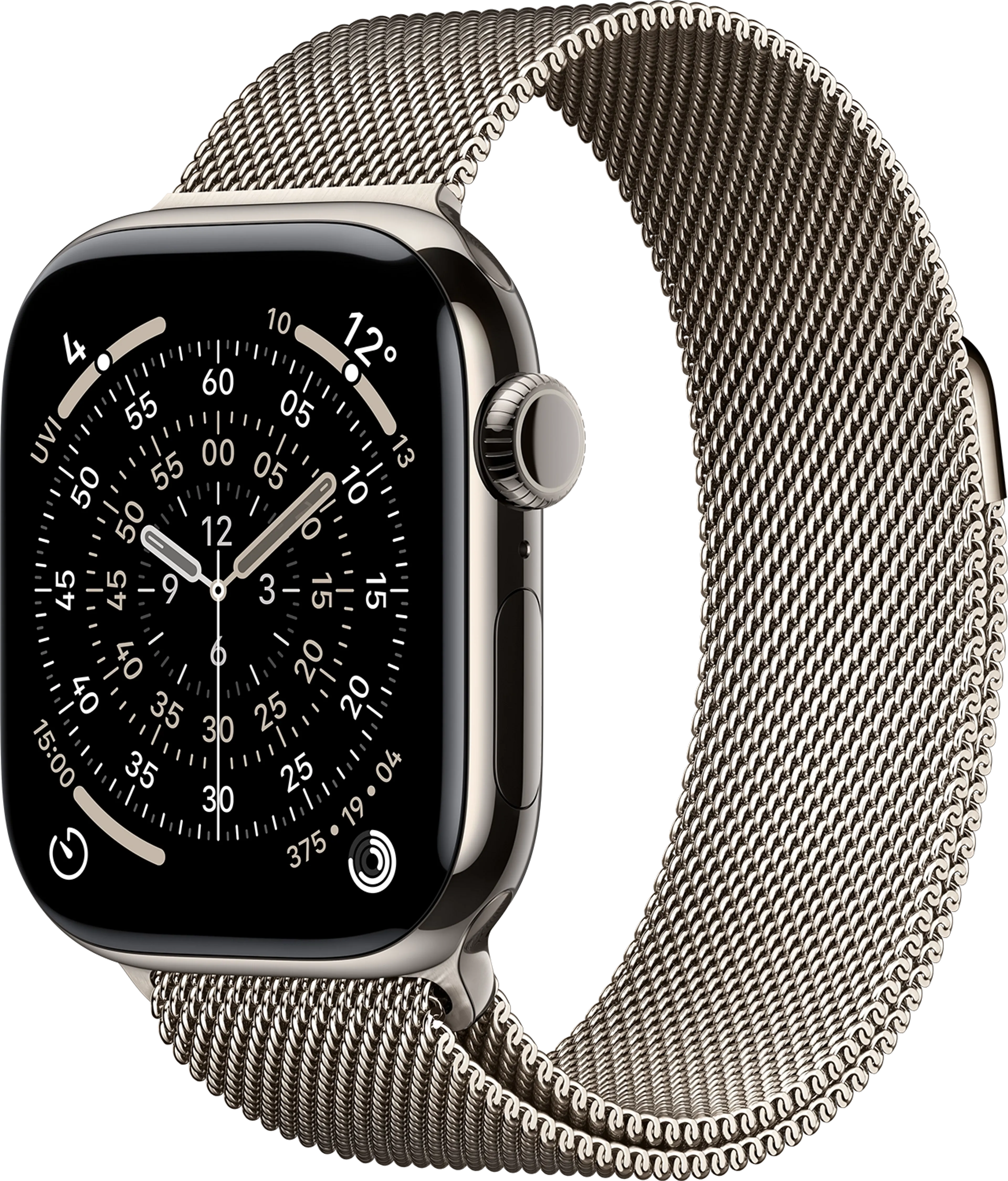 Watch Series 11 GPS + Cellular - 42mm Natural Titanium - Milanese Loop