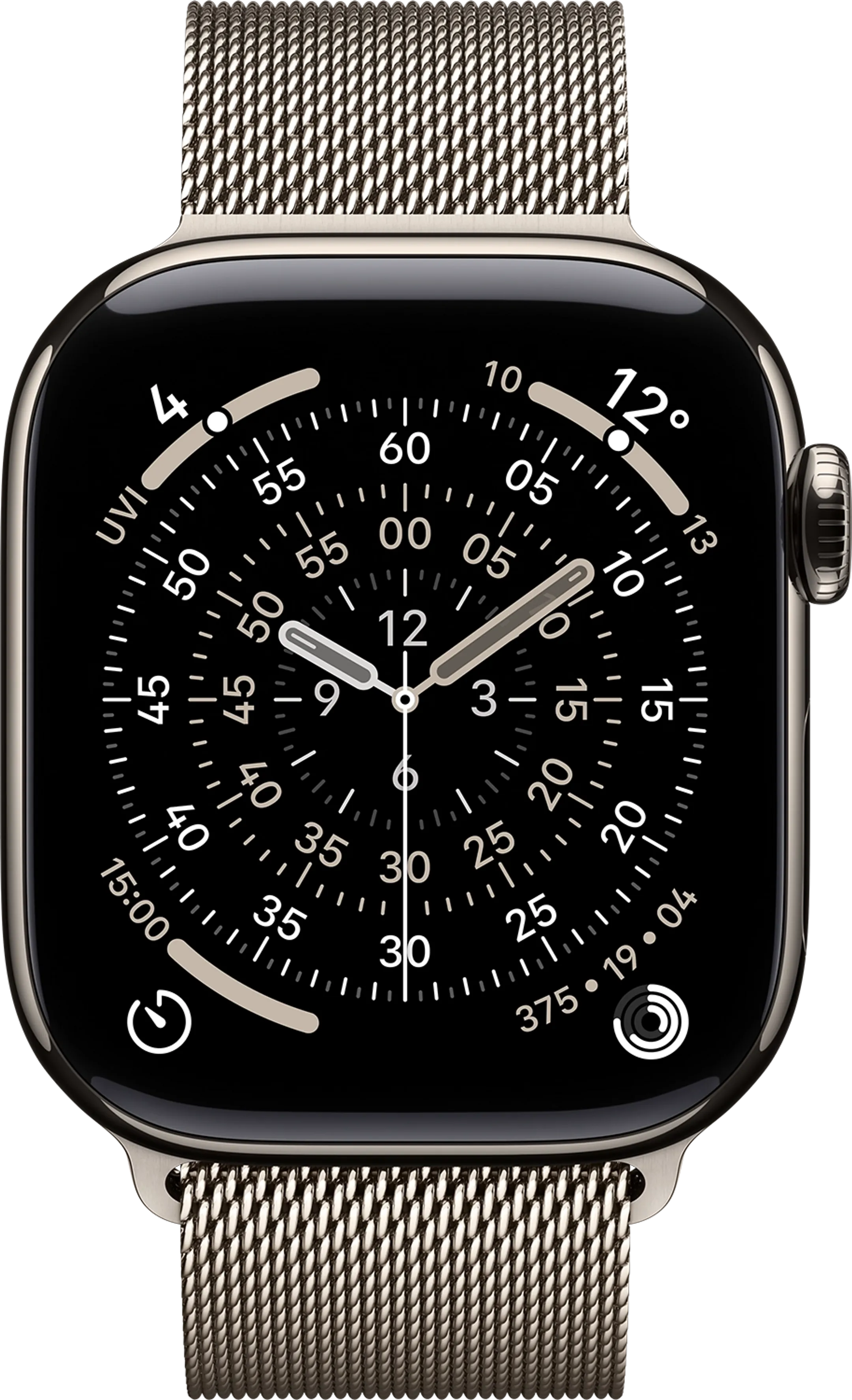 Apple Watch Series 11 GPS + Cellular - 42mm Natural Titanium - Milanese Loop image