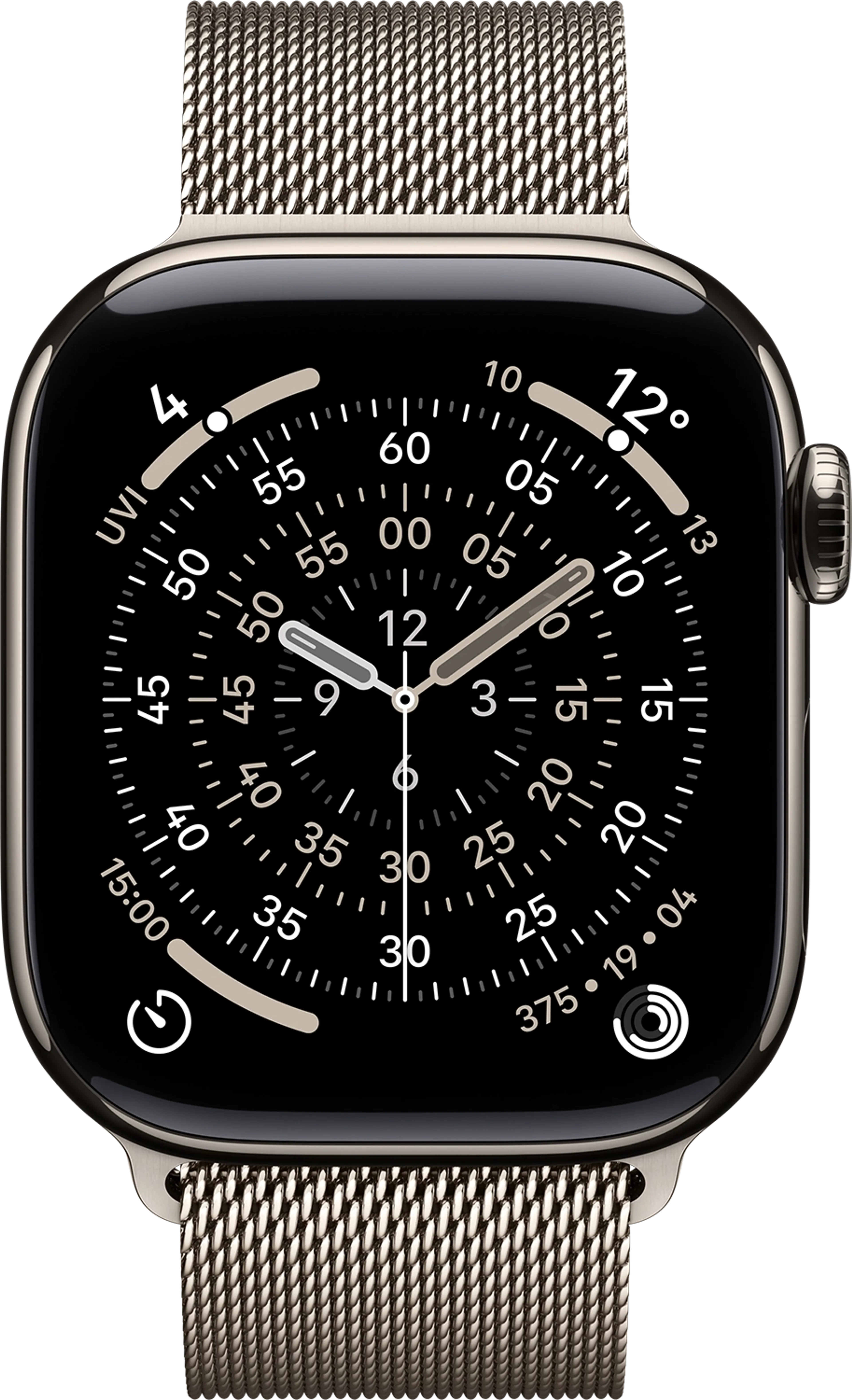Apple Watch Series 11 GPS + Cellular - 42mm Natural Titanium - Milanese Loop image