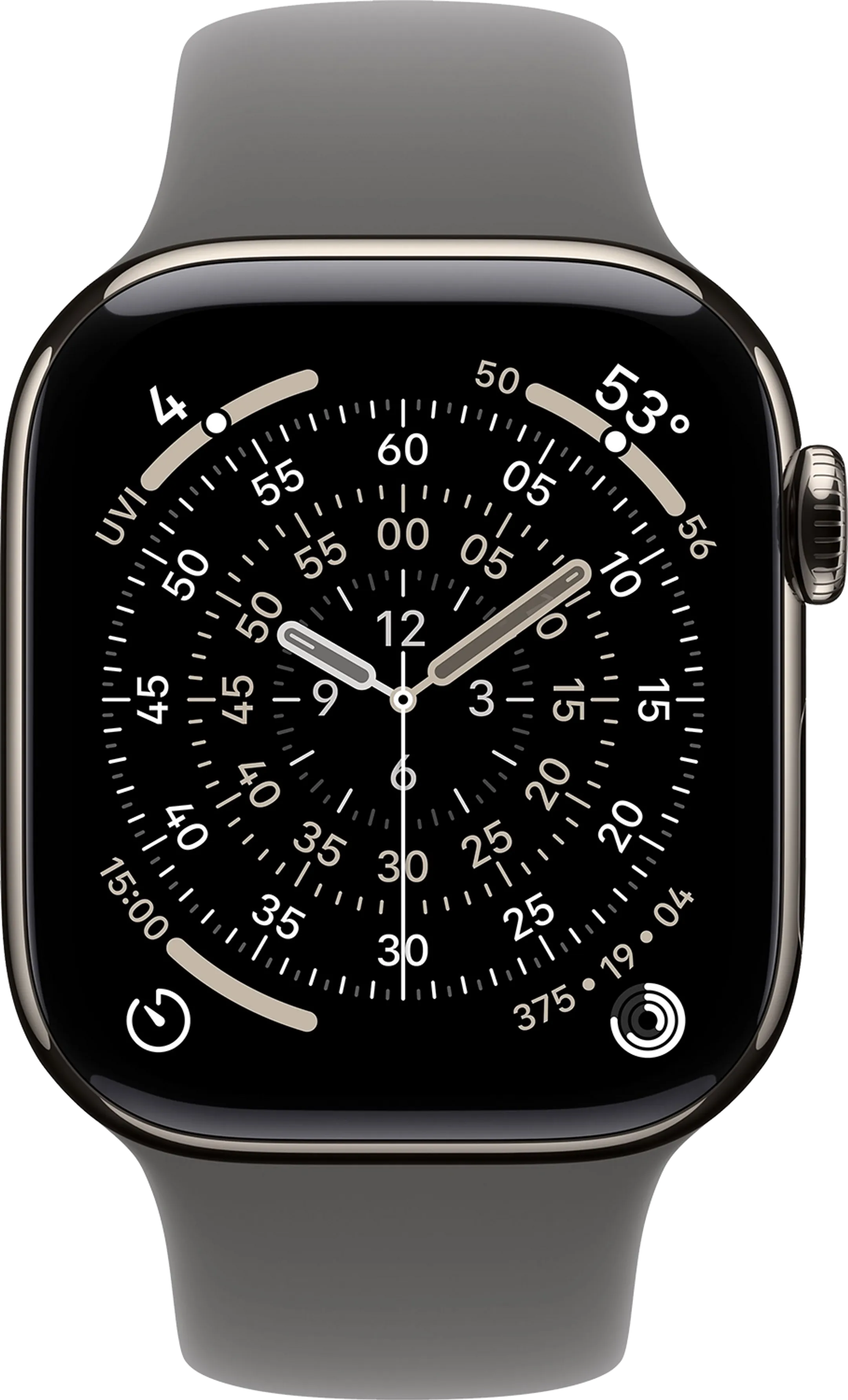 Apple Watch Series 11 GPS + Cellular - 42mm Natural Titanium - Sport Band (M/L) image