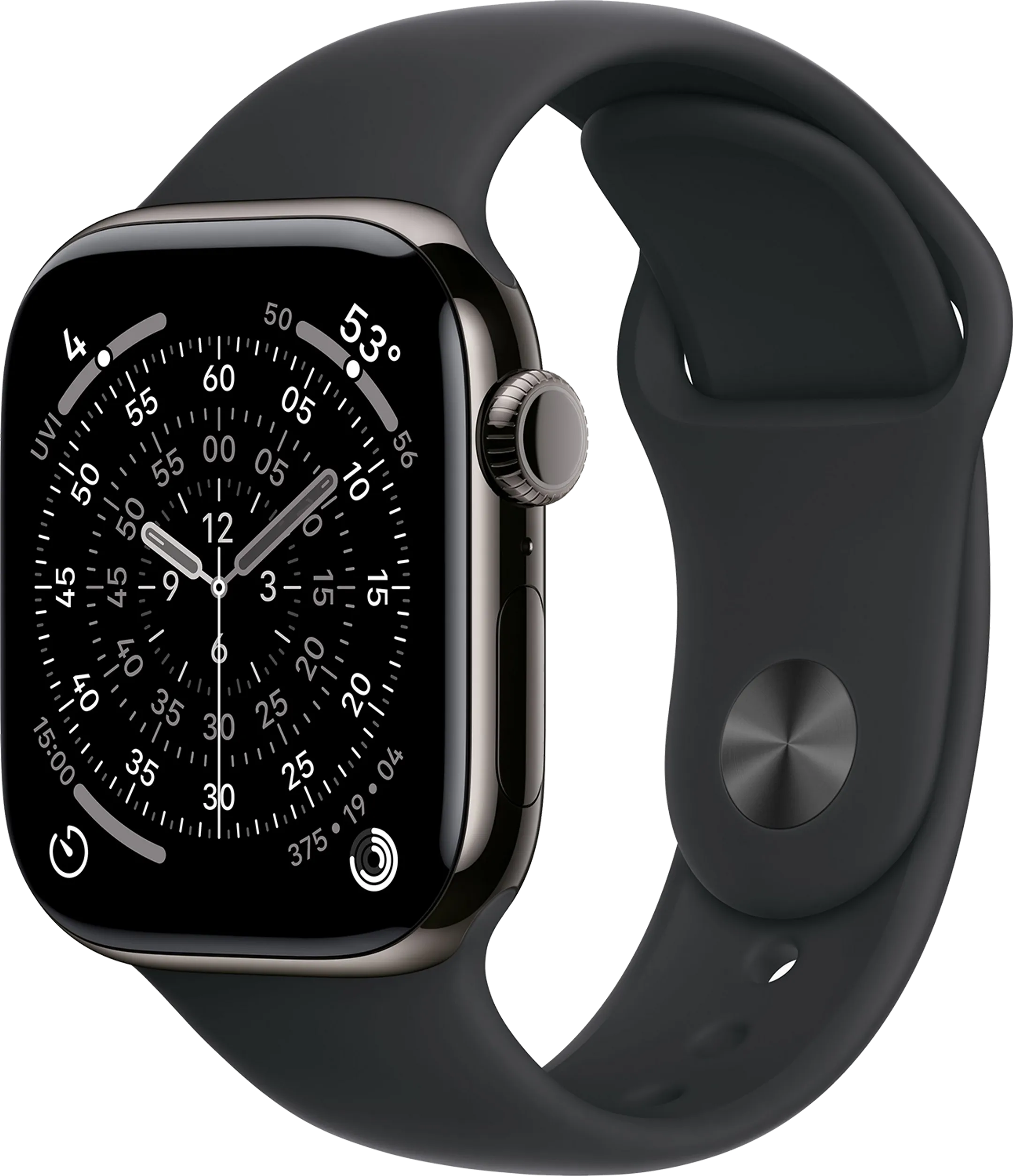 Watch Series 11 GPS + Cellular - 42mm Slate Titanium - Sport Band (M/L)