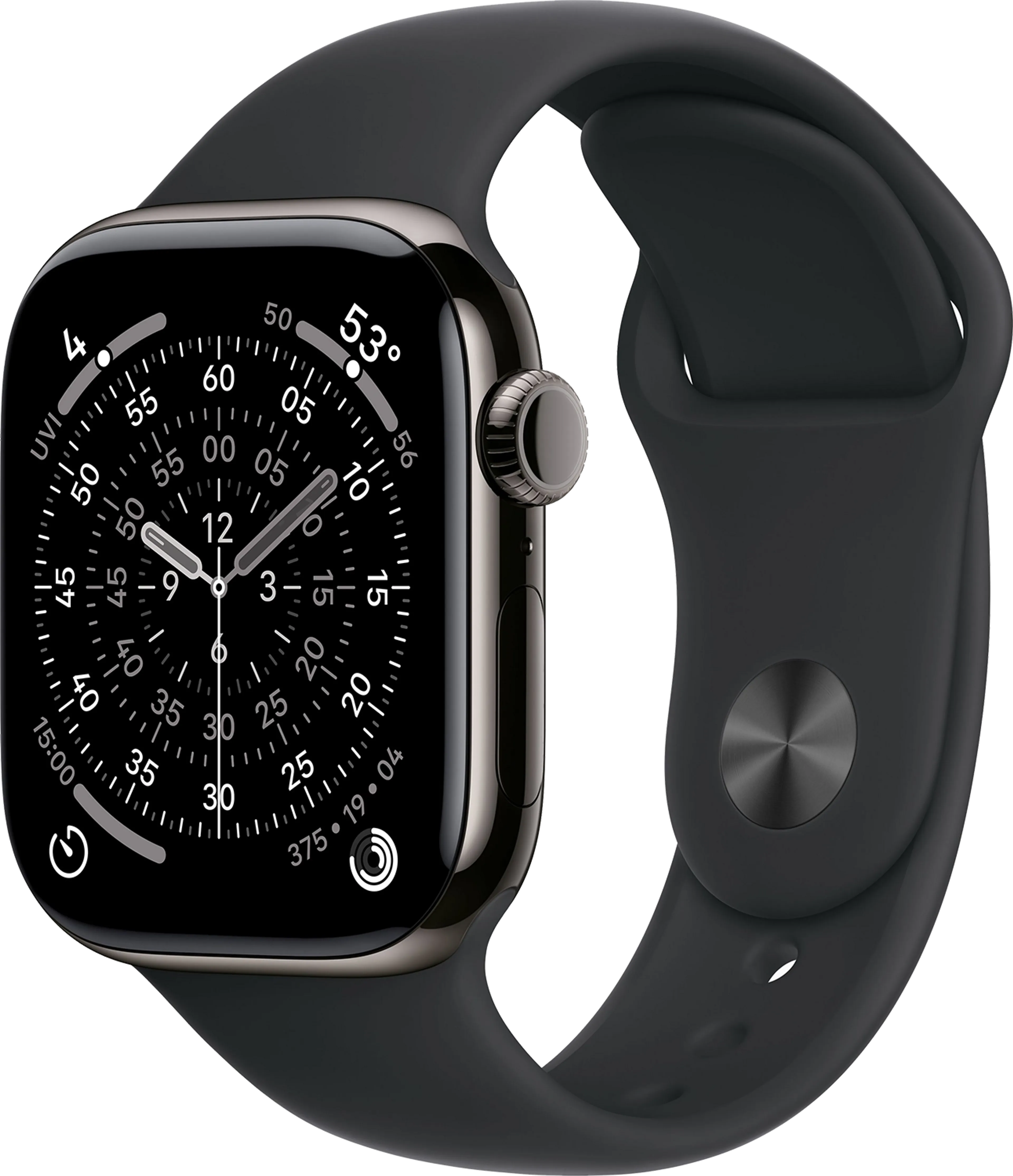 Watch Series 11 GPS + Cellular - 42mm Slate Titanium - Sport Band (S/M)