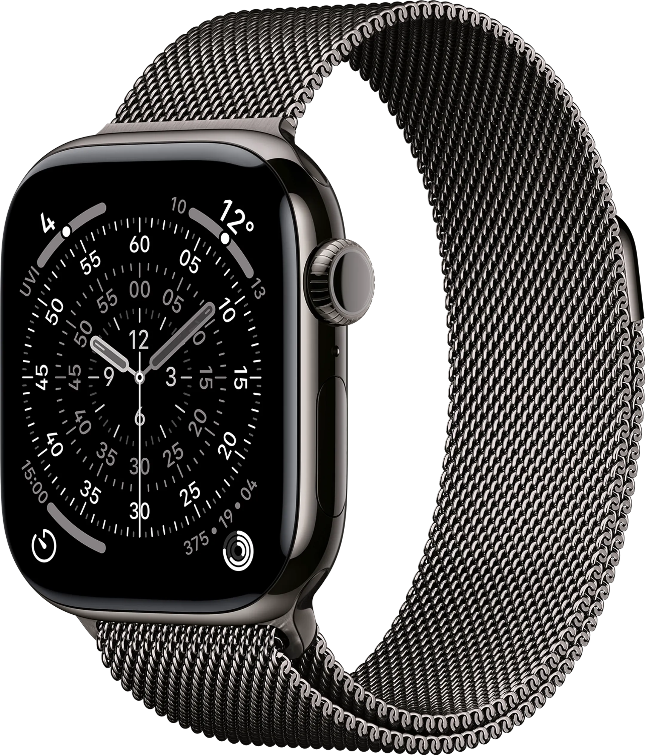Apple Watch Series 11 GPS + Cellular - 42mm Slate Titanium - Milanese Loop image