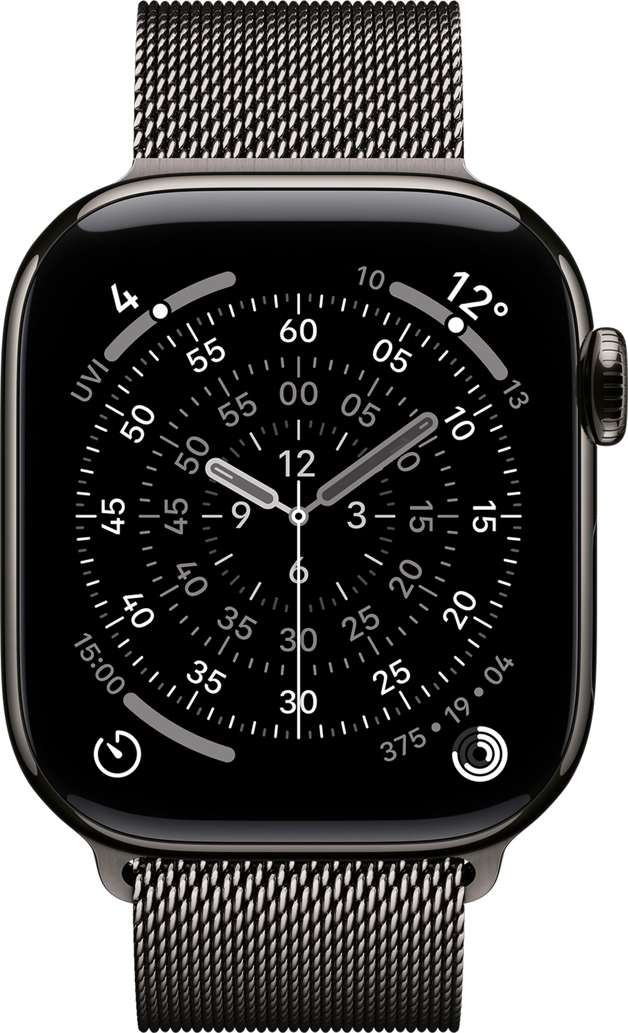 Apple Watch Series 11 GPS + Cellular - 42mm Slate Titanium - Milanese Loop image