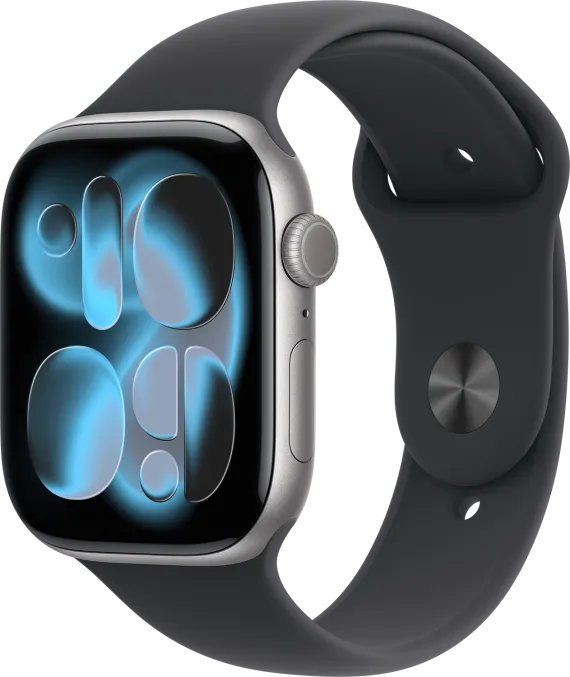 Watch Series 11 GPS + Cellular - 46mm Space Grey Aluminium - Sport Band (M/L)