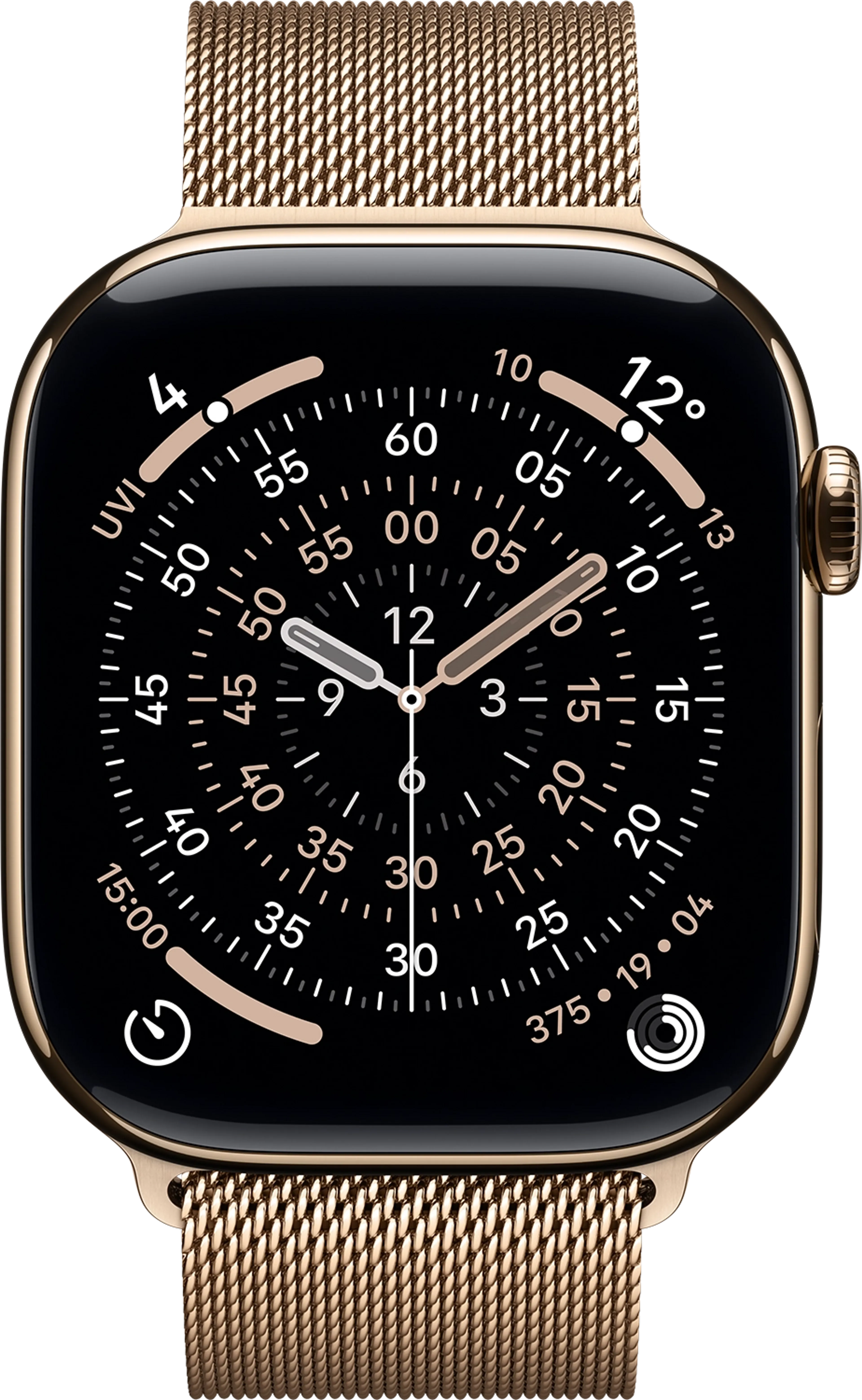 Apple Watch Series 11 GPS + Cellular - 46mm Gold Titanium - Milanese Loop (M/L) image