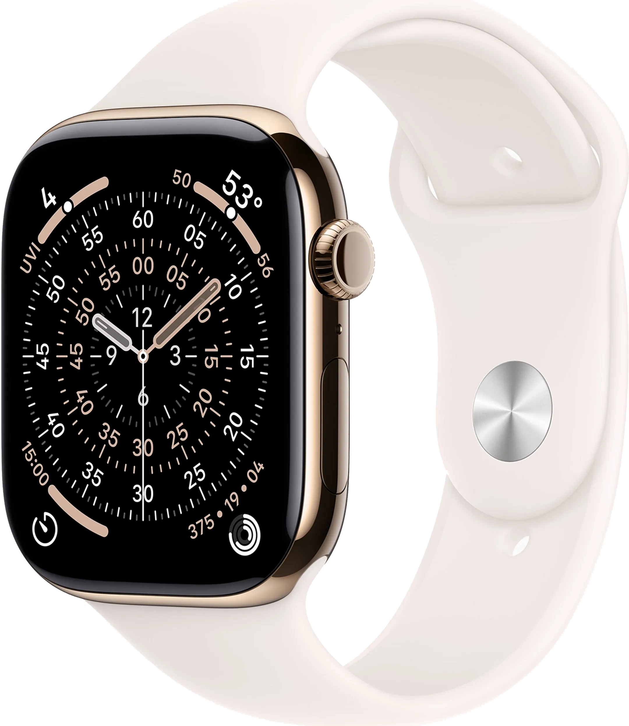 Watch Series 11 GPS + Cellular - 46mm Gold Titanium - Sport Band (M/L)