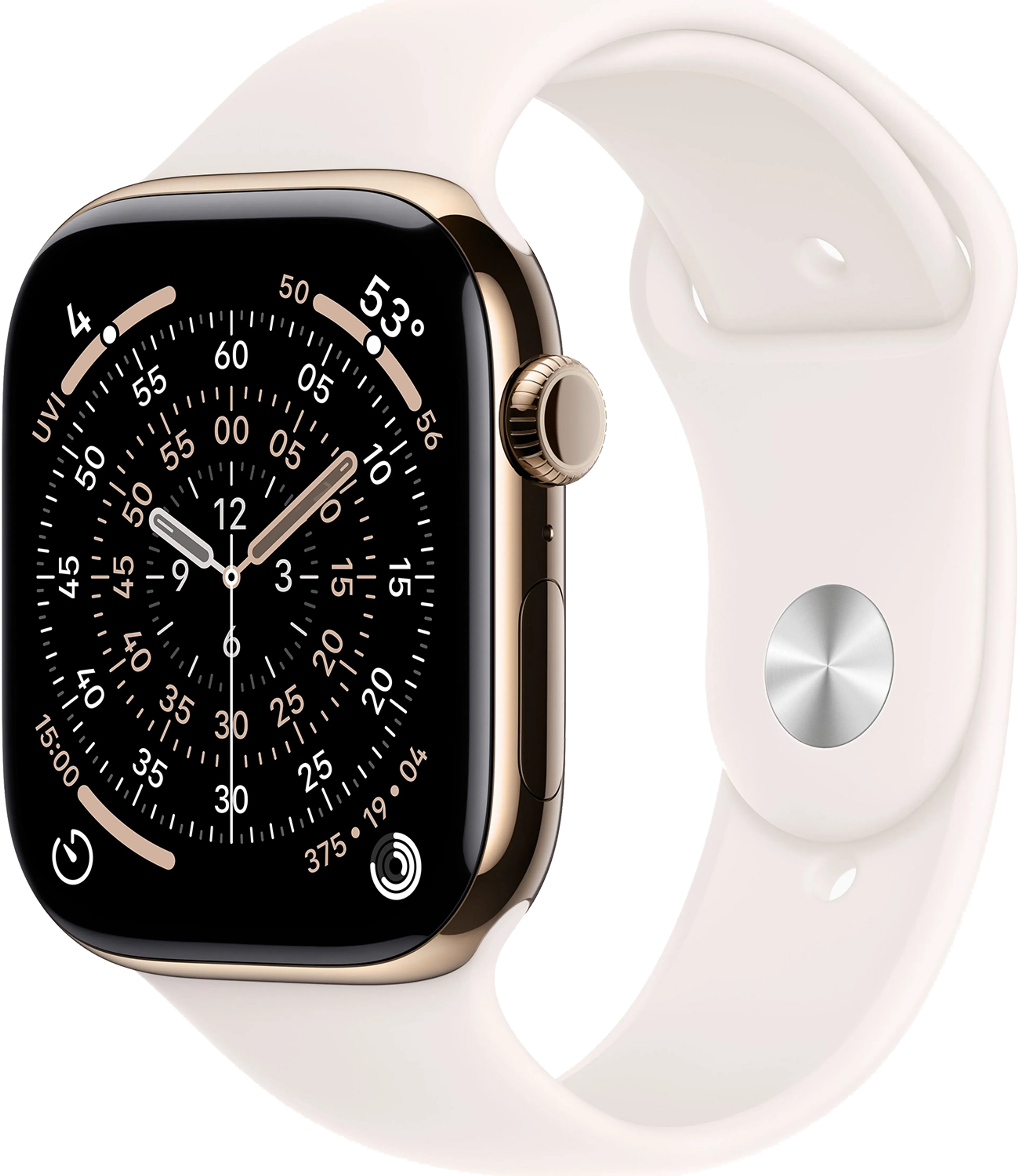 Watch Series 11 GPS + Cellular - 46mm Gold Titanium - Sport Band (M/L)
