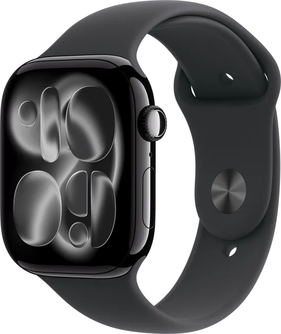 Watch Series 11 GPS + Cellular - 46mm Jet Black Aluminium - Sport Band (M/L)