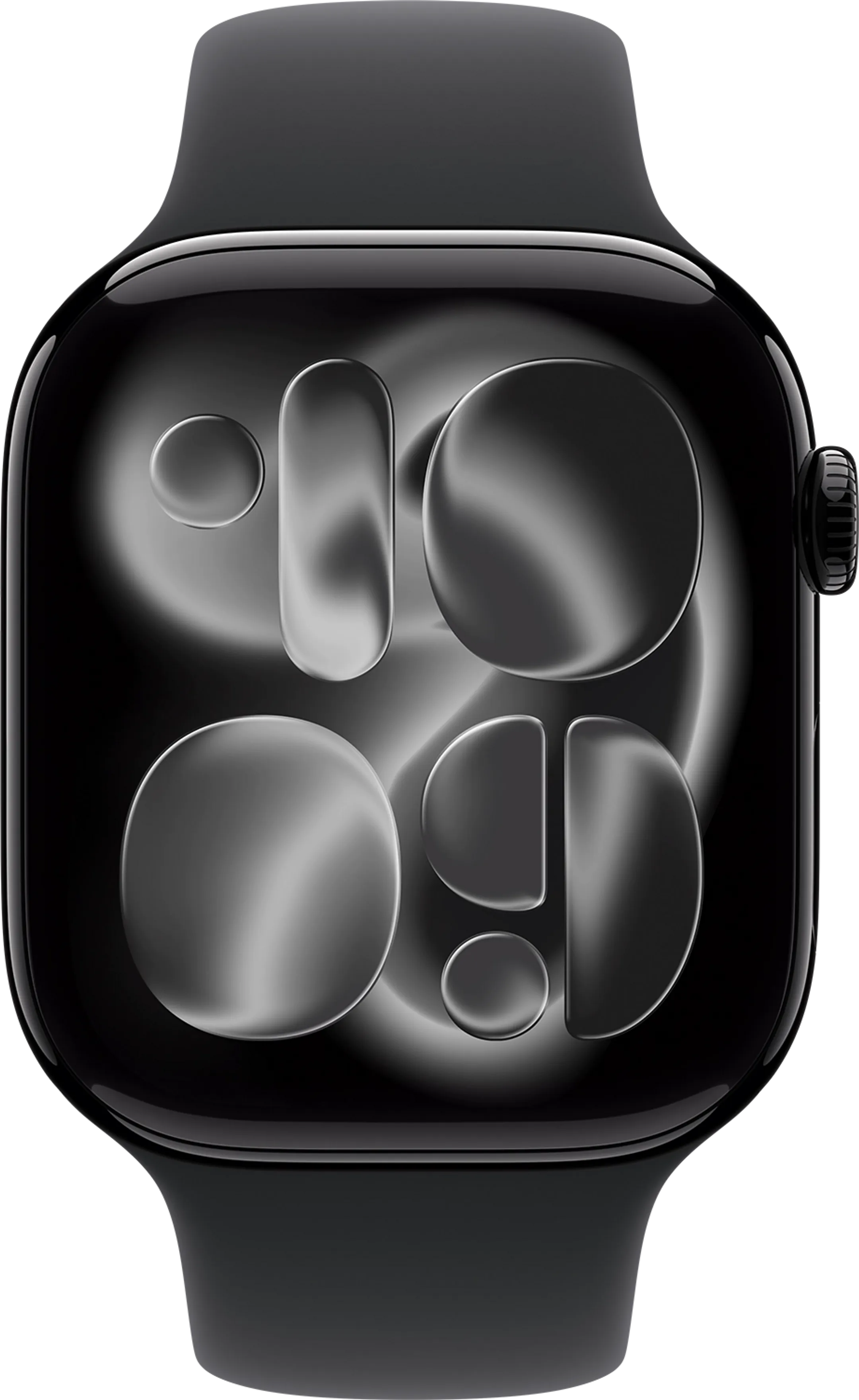 Apple Watch Series 11 GPS + Cellular - 46mm Jet Black Aluminium - Sport Band (S/M) image