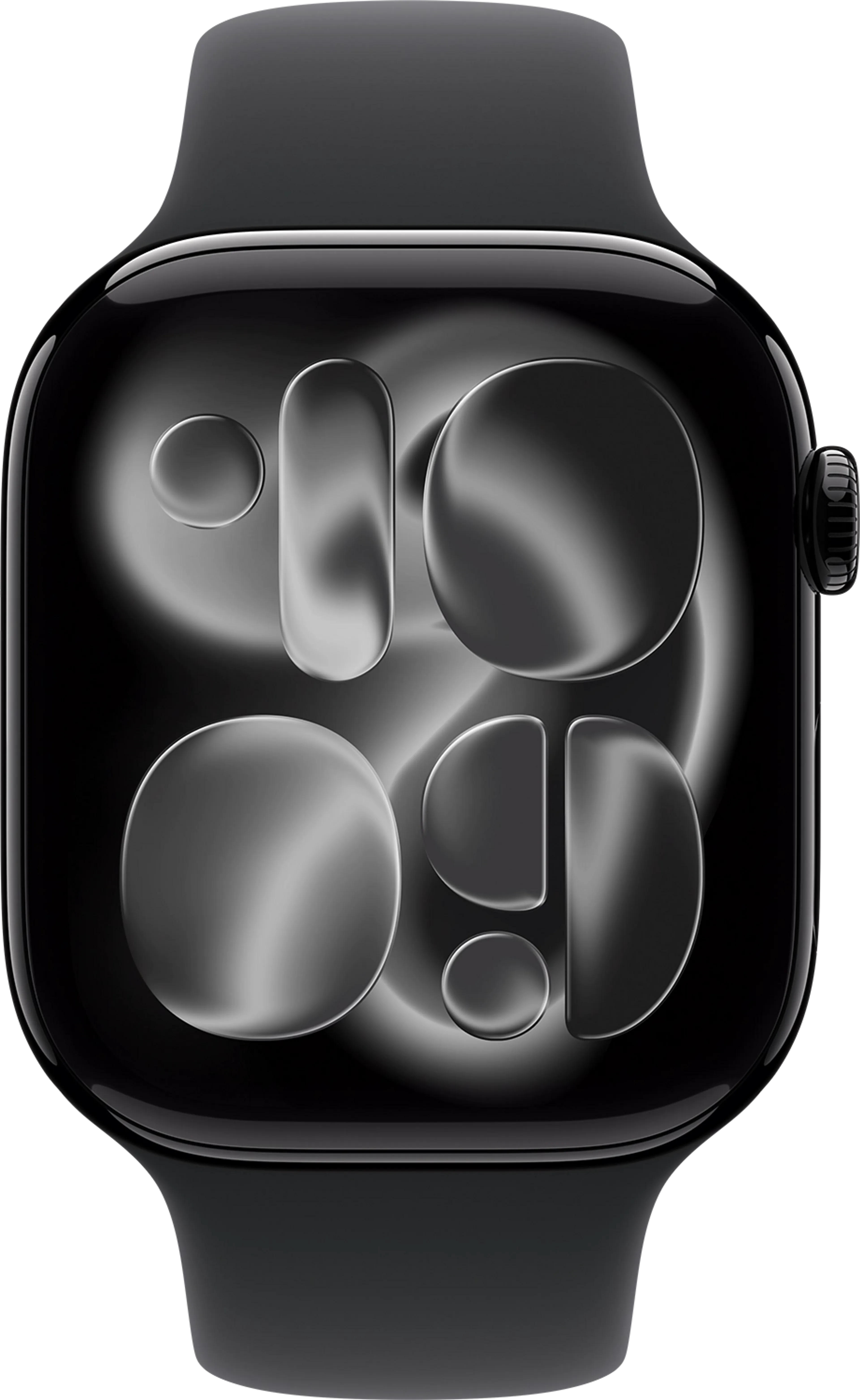 Apple Watch Series 11 GPS + Cellular - 46mm Jet Black Aluminium - Sport Band (S/M) image