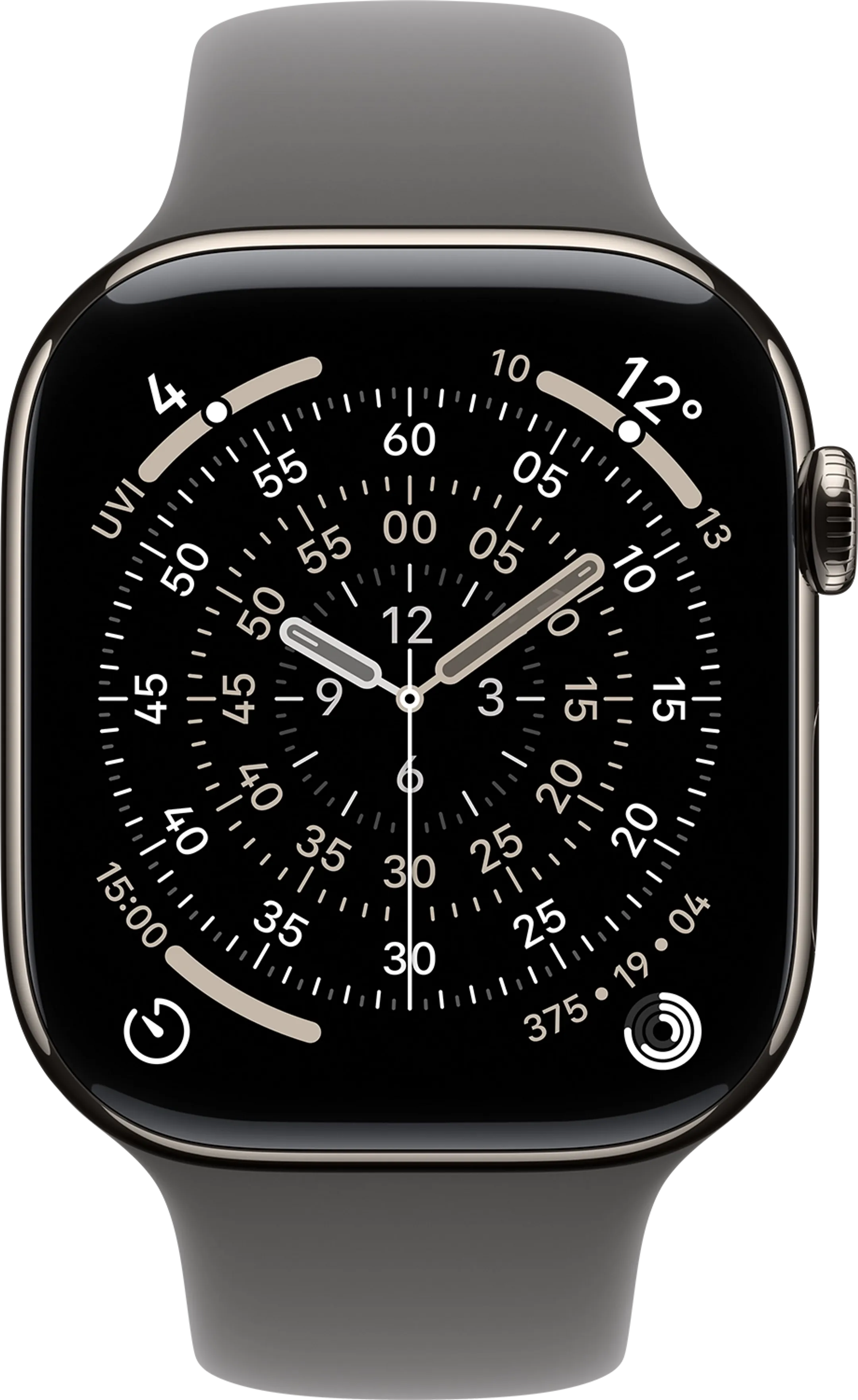 Apple Watch Series 11 GPS + Cellular - 46mm Natural Titanium - Sport Band (M/L) image