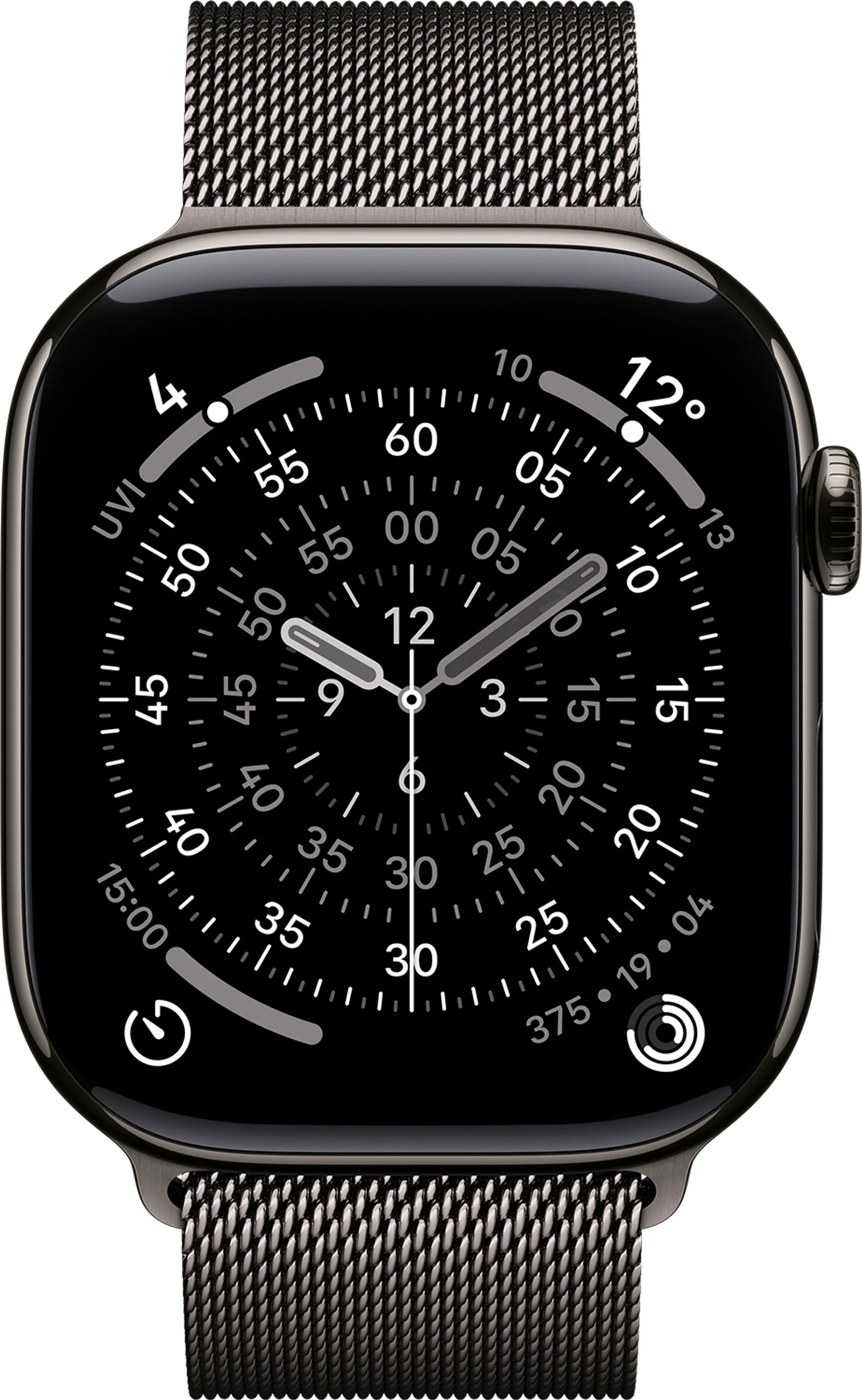 Apple Watch Series 11 GPS + Cellular - 46mm Slate Titanium - Milanese Loop (M/L) image