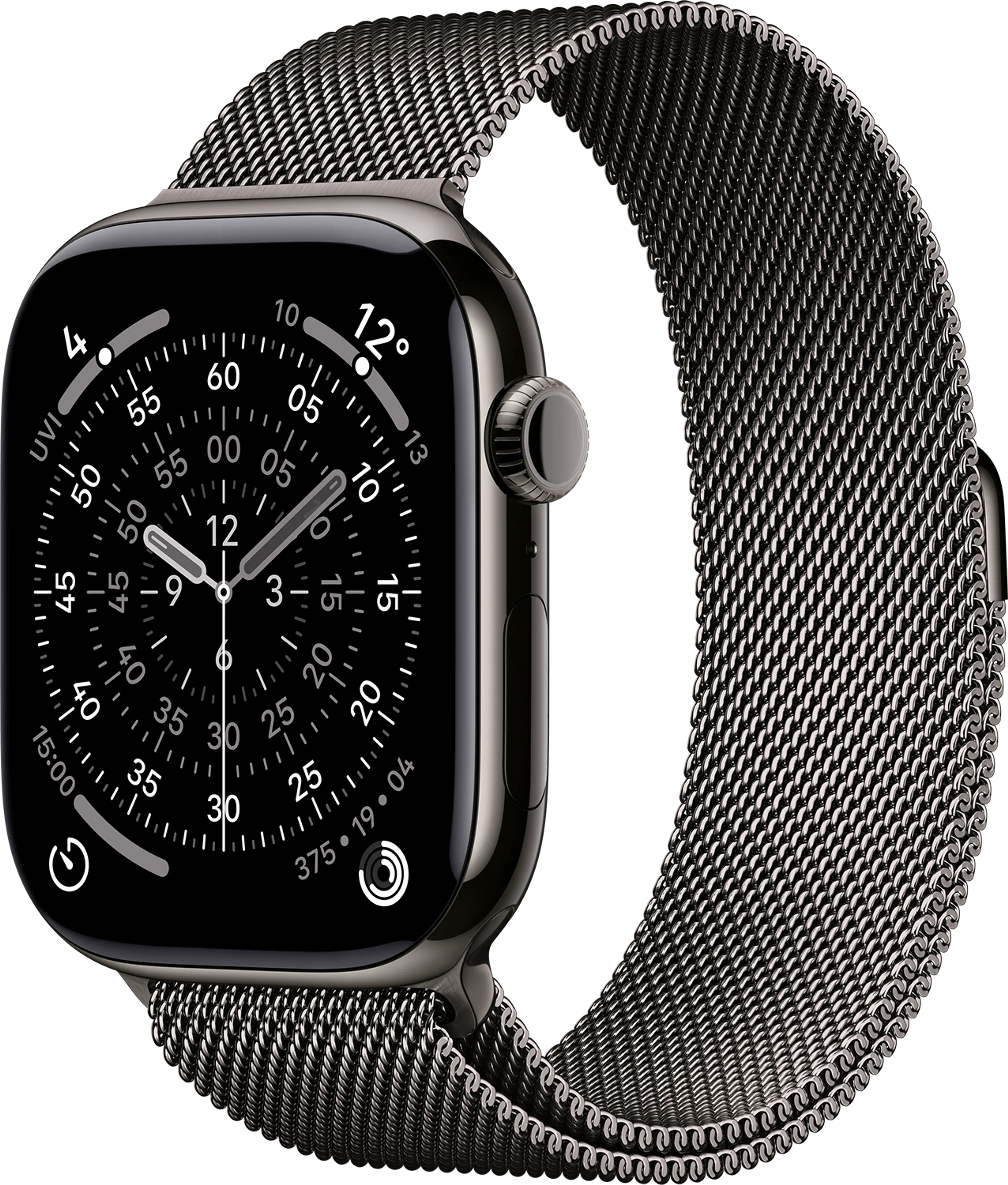 Apple Watch Series 11 GPS + Cellular - 46mm Slate Titanium - Milanese Loop (S/M) image