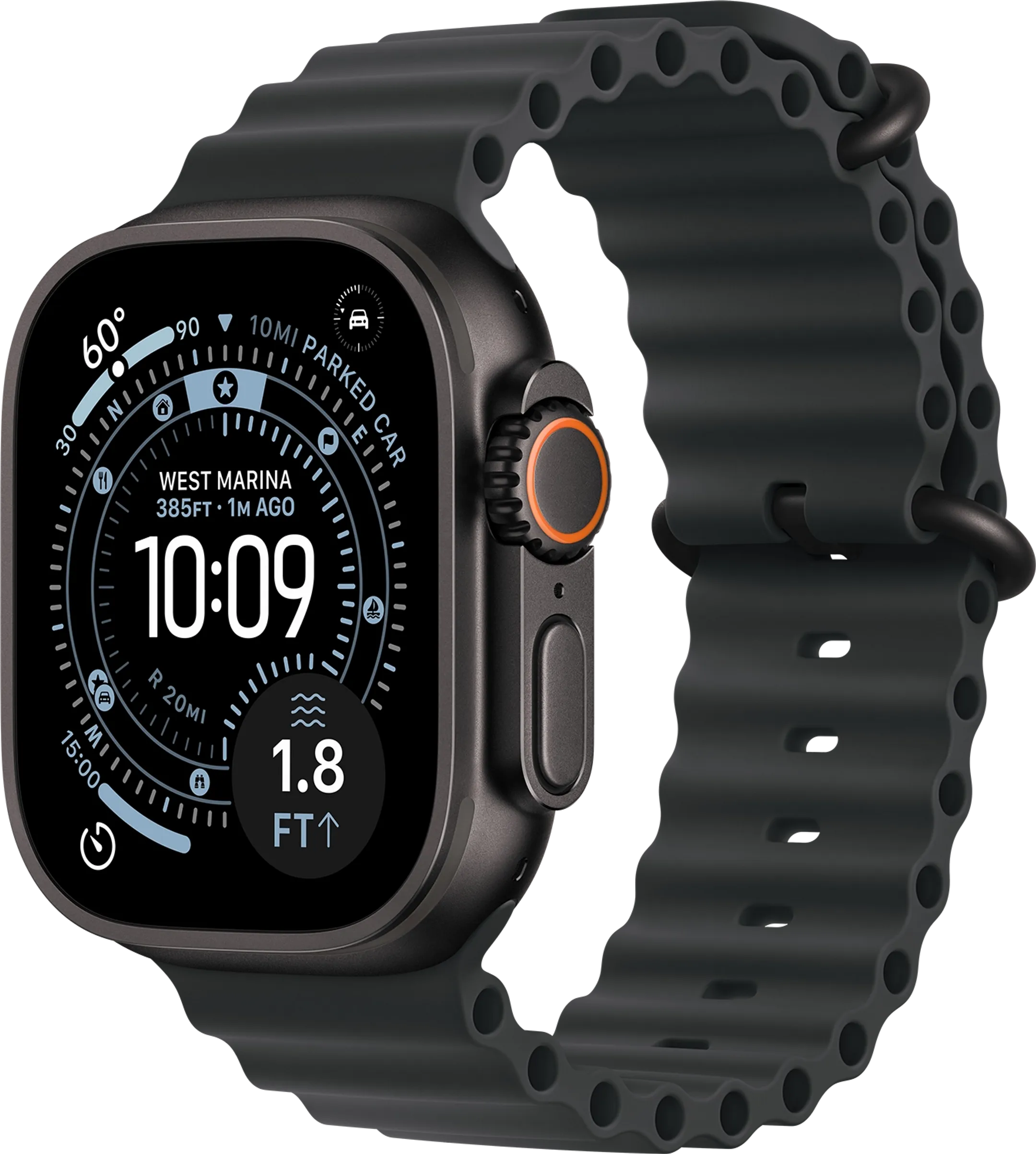 Watch Ultra 3 GPS + Cellular 49mm Black Titanium - Ocean Band