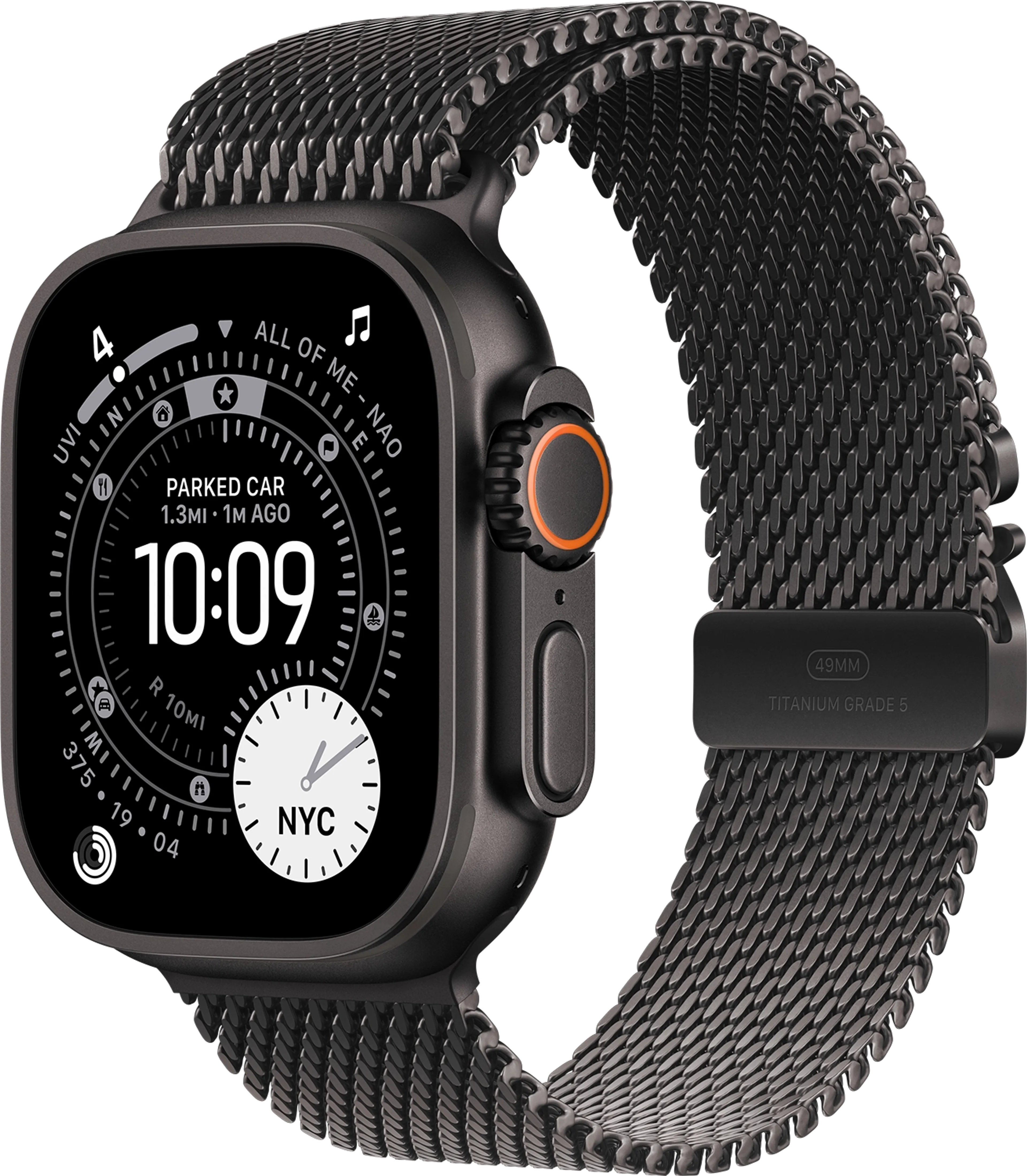 Watch Ultra 3 GPS + Cellular 49mm Black Titanium - Milanese Loop (M)