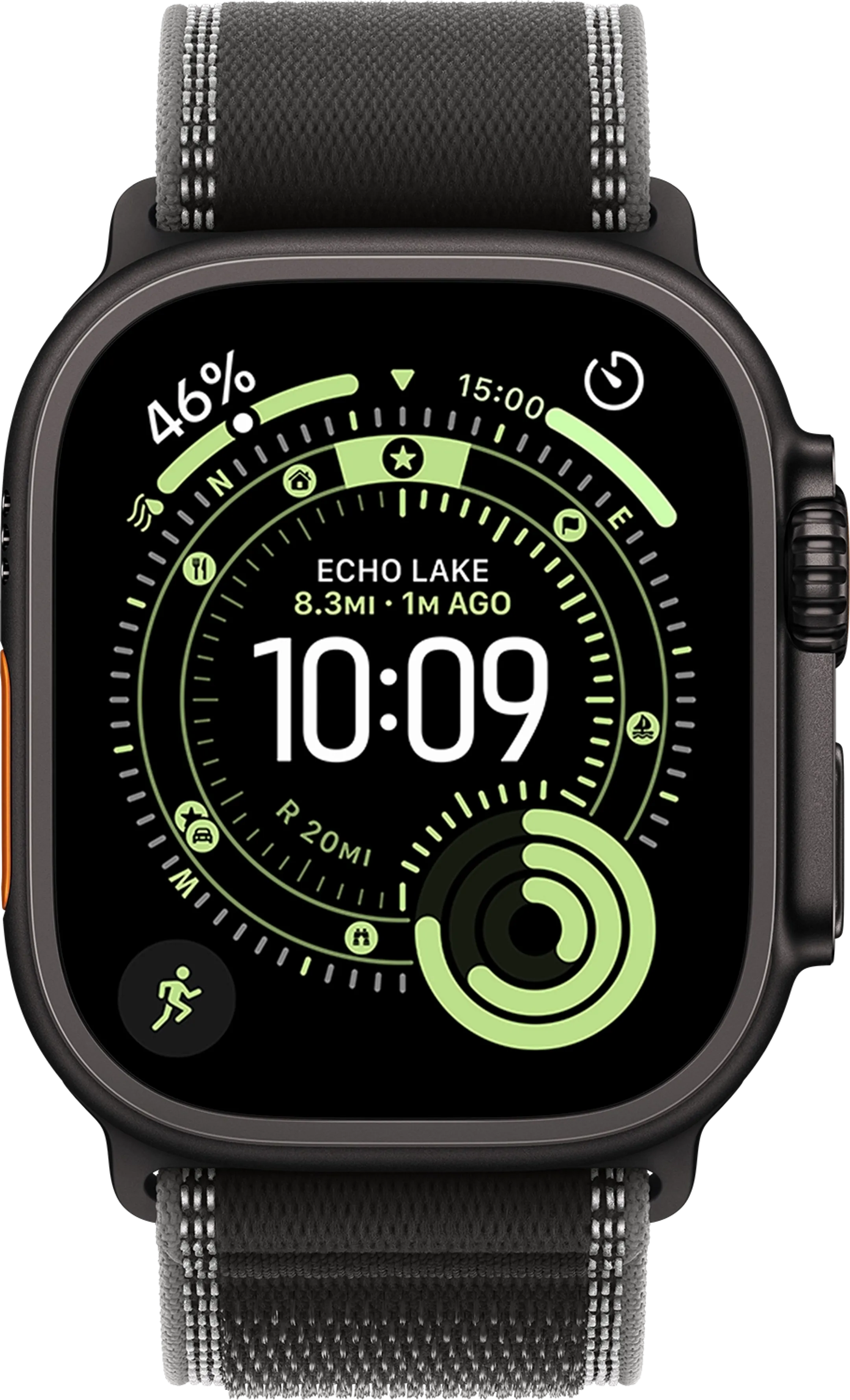 Apple Watch Ultra 3 GPS + Cellular 49mm Black Titanium - Trail Loop (M/L) image