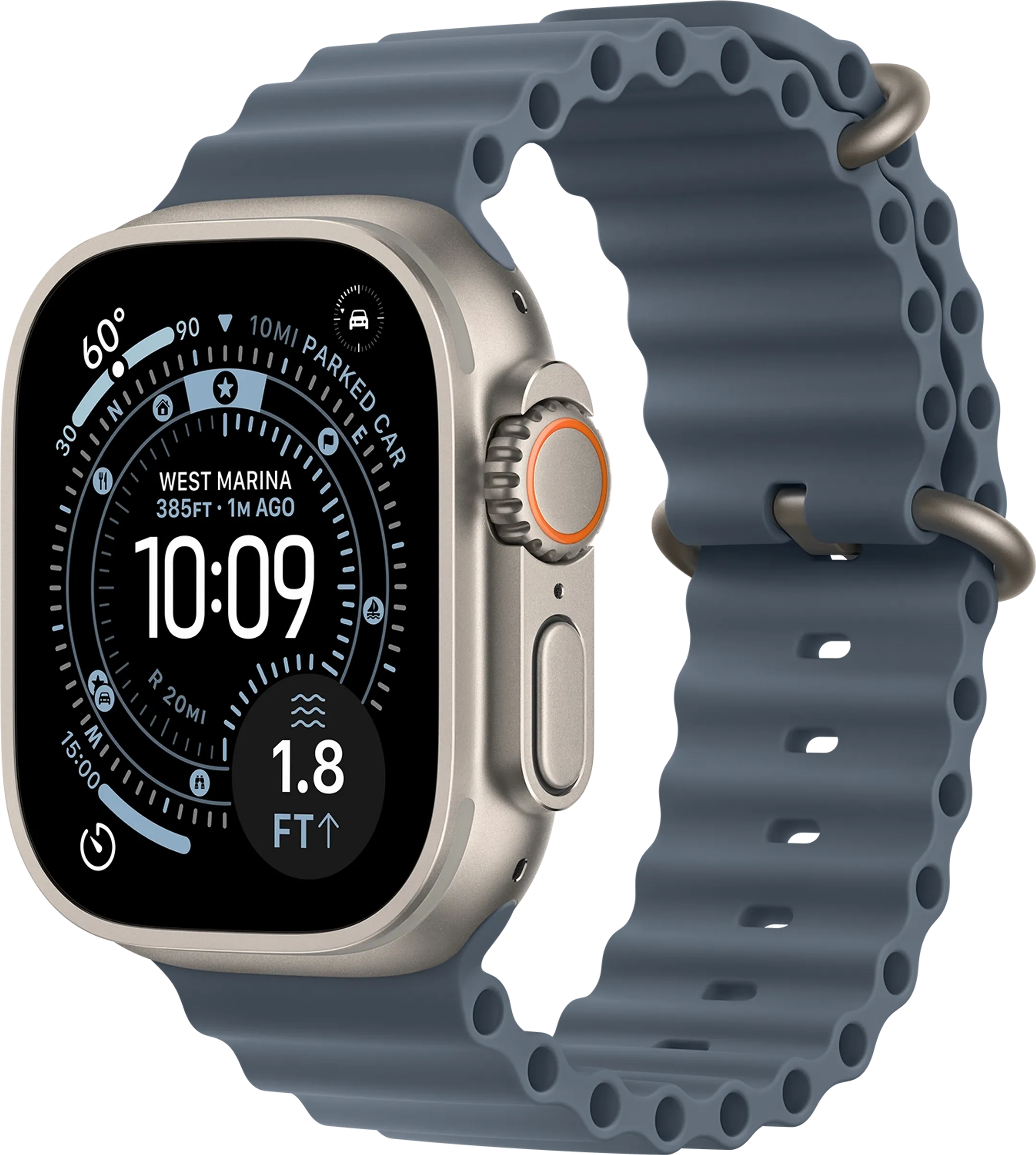 Watch Ultra 3 GPS + Cellular 49mm Natural Titanium - Ocean Band