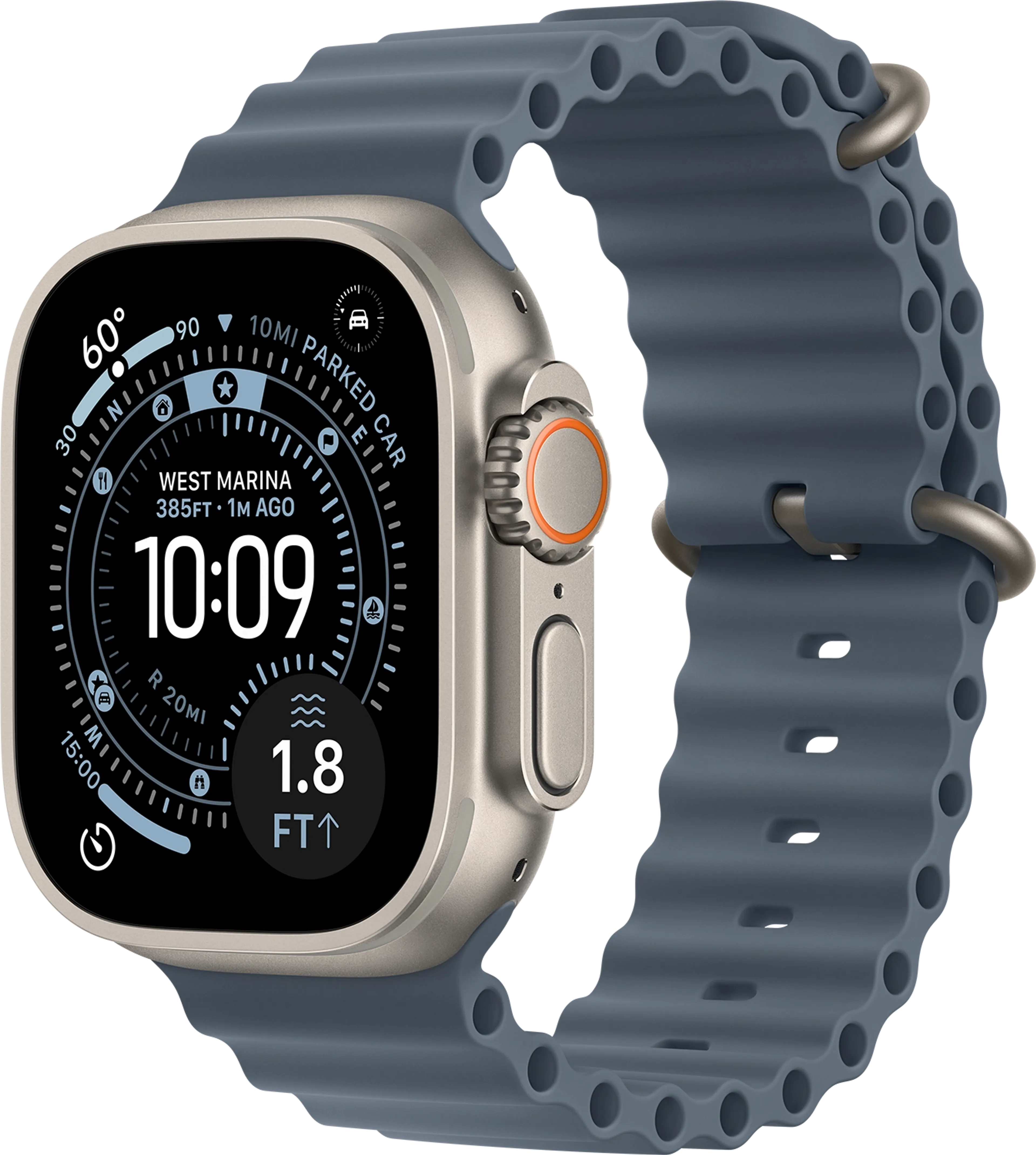 Watch Ultra 3 GPS + Cellular 49mm Natural Titanium - Ocean Band
