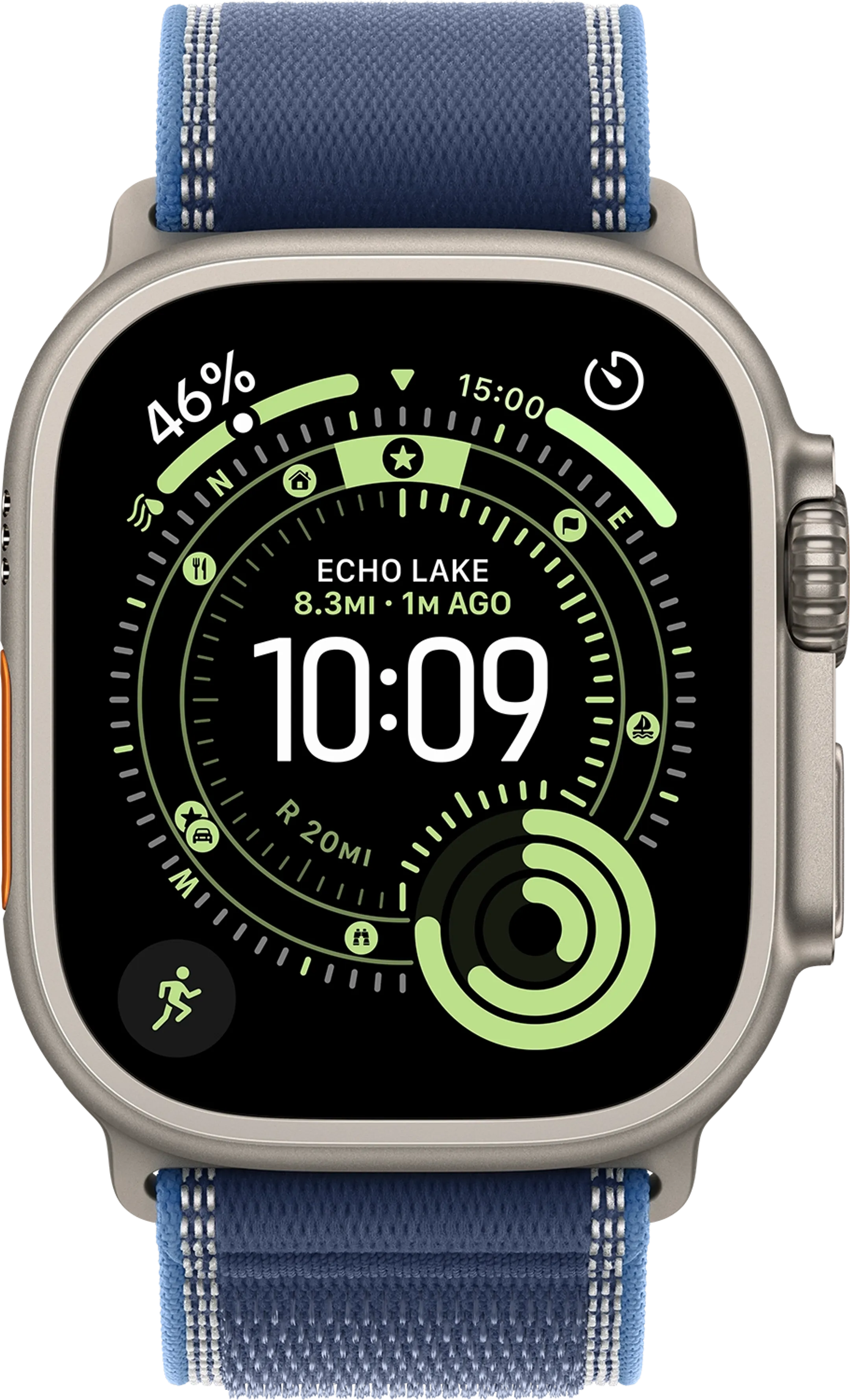 Apple Watch Ultra 3 GPS + Cellular 49mm Natural Titanium - Trail Loop (M/L) image