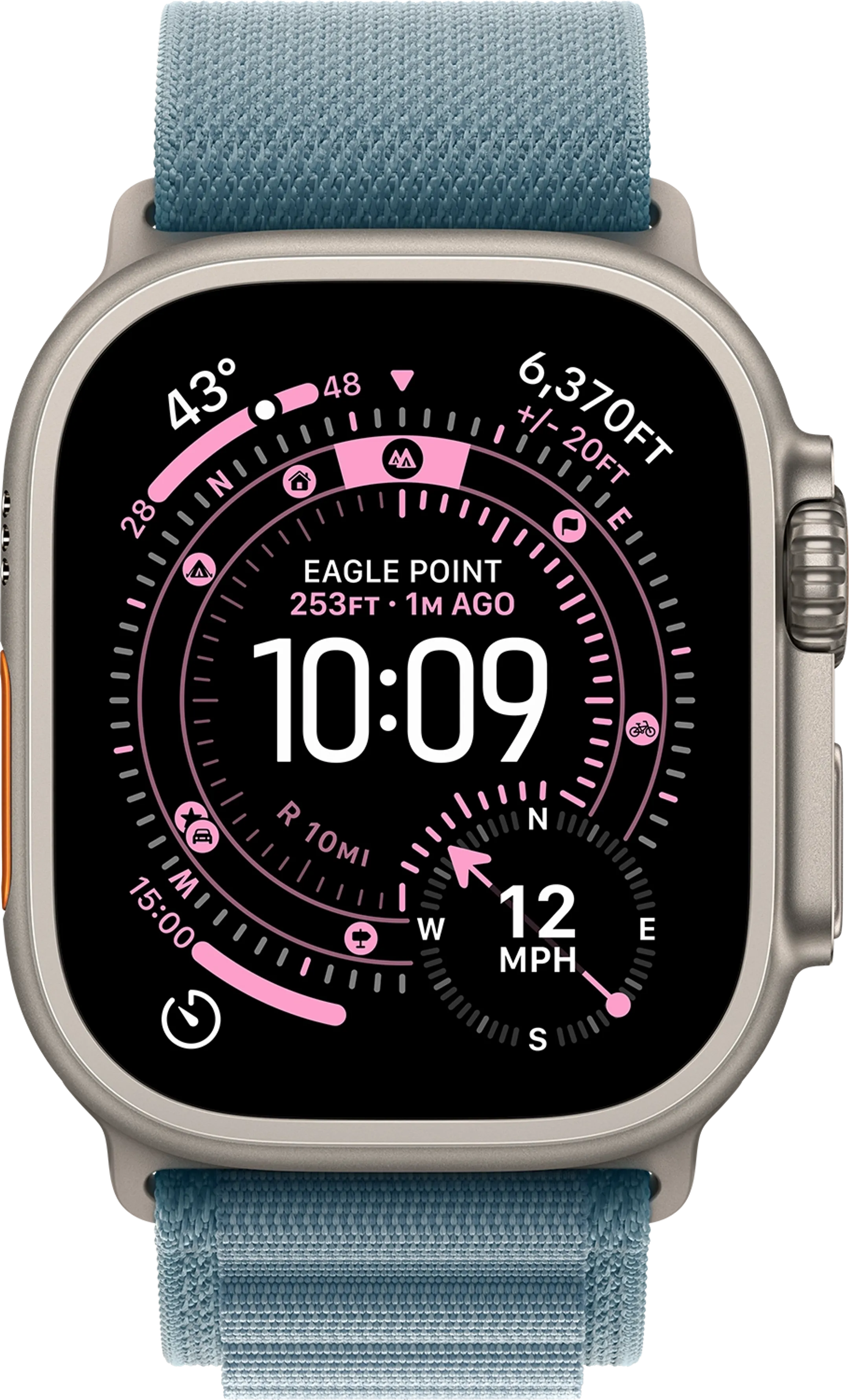 Apple Watch Ultra 3 GPS + Cellular 49mm Natural Titanium - Alpine Loop (L) image