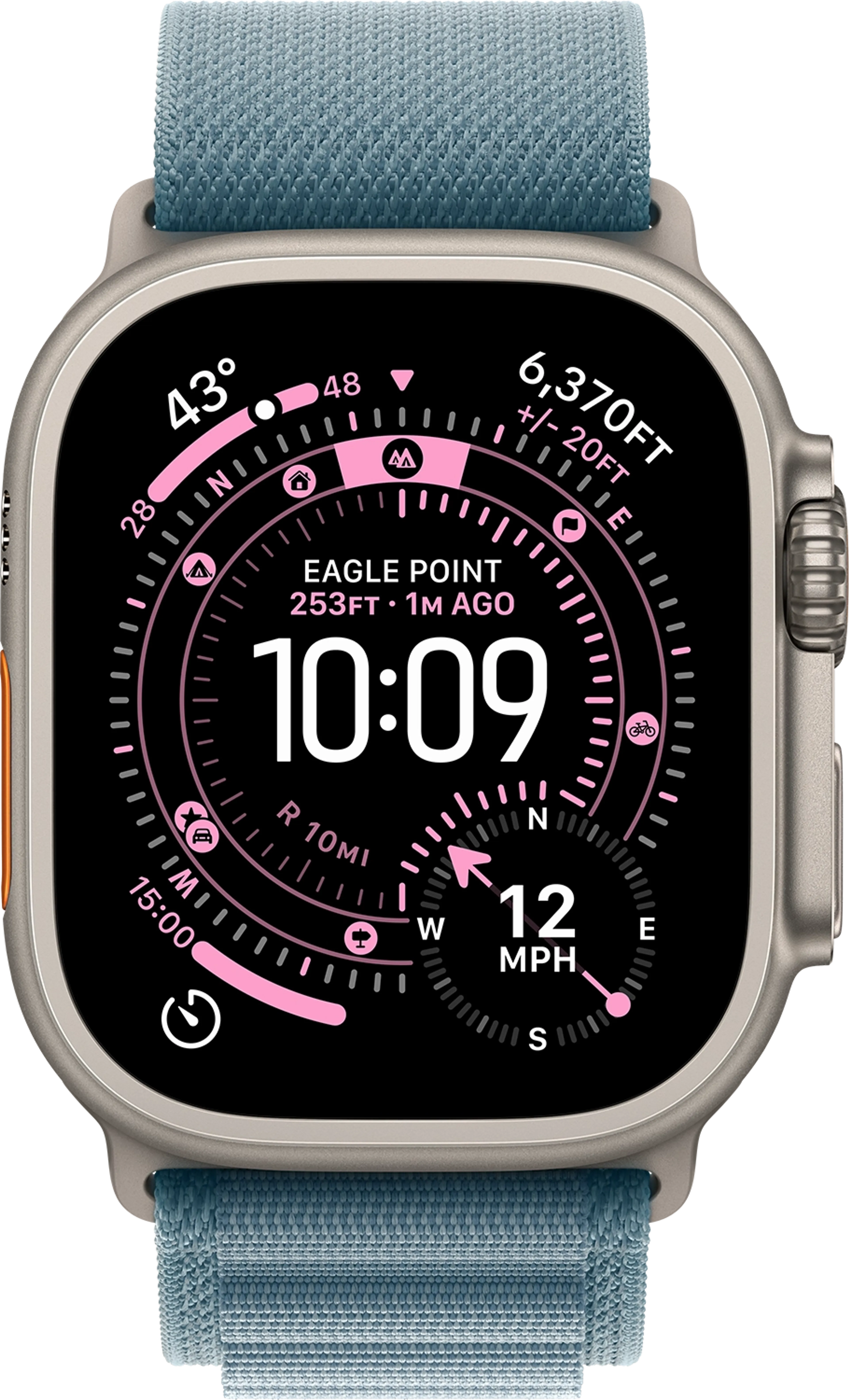 Apple Watch Ultra 3 GPS + Cellular 49mm Natural Titanium - Alpine Loop (M) image