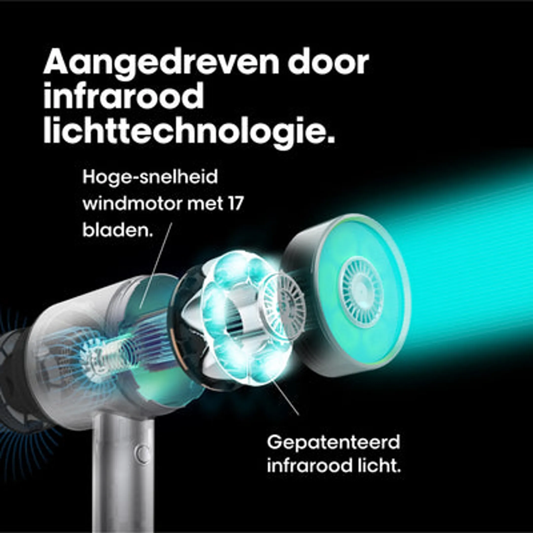 L'Oréal Haardroger AirLight Pro - Zilver image