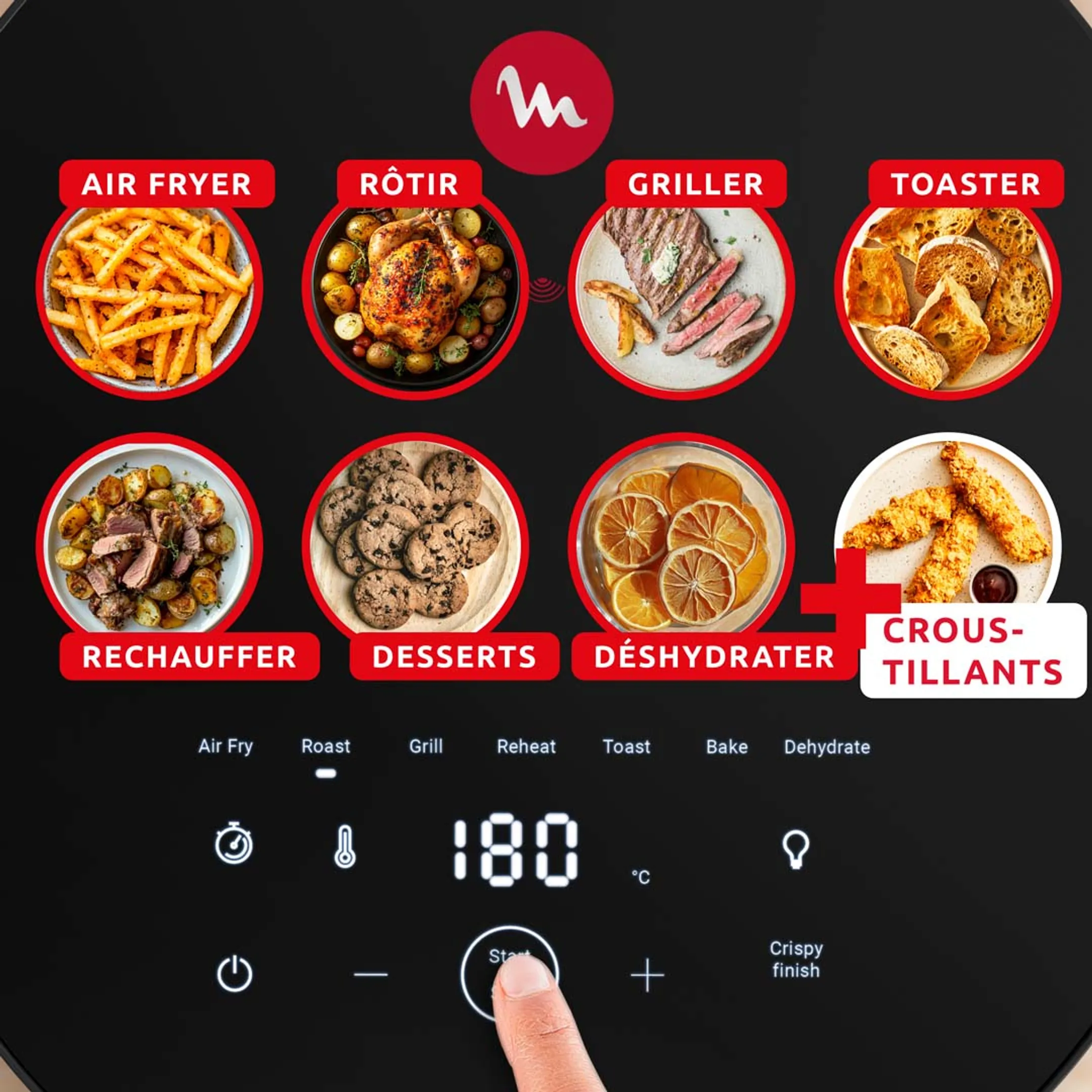 Moulinex Airfryer Easy Fry Infrared EZ8328F0 image