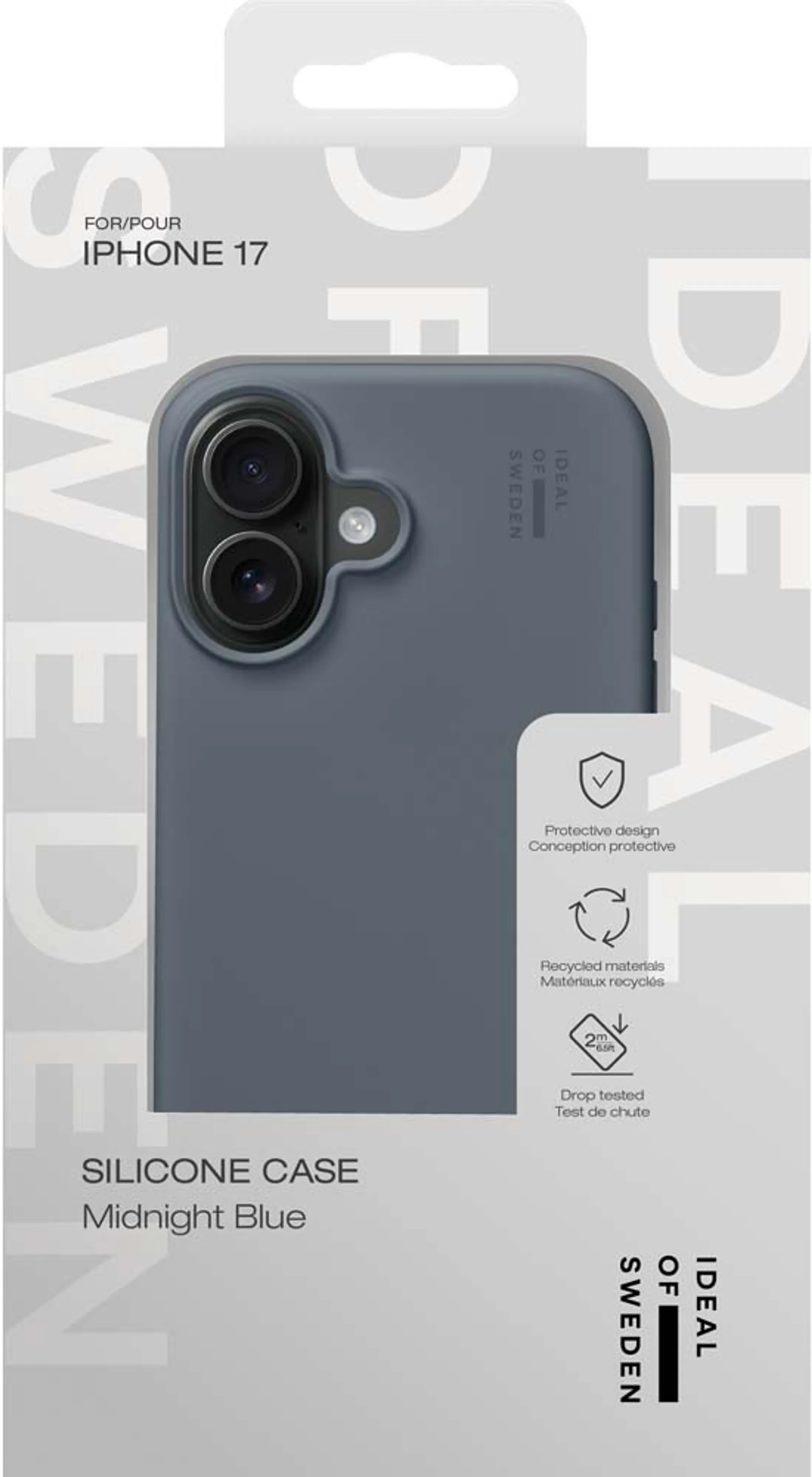 iDeal of Sweden Coque en silicone MagSafe pour iPhone 17 - Bleu image