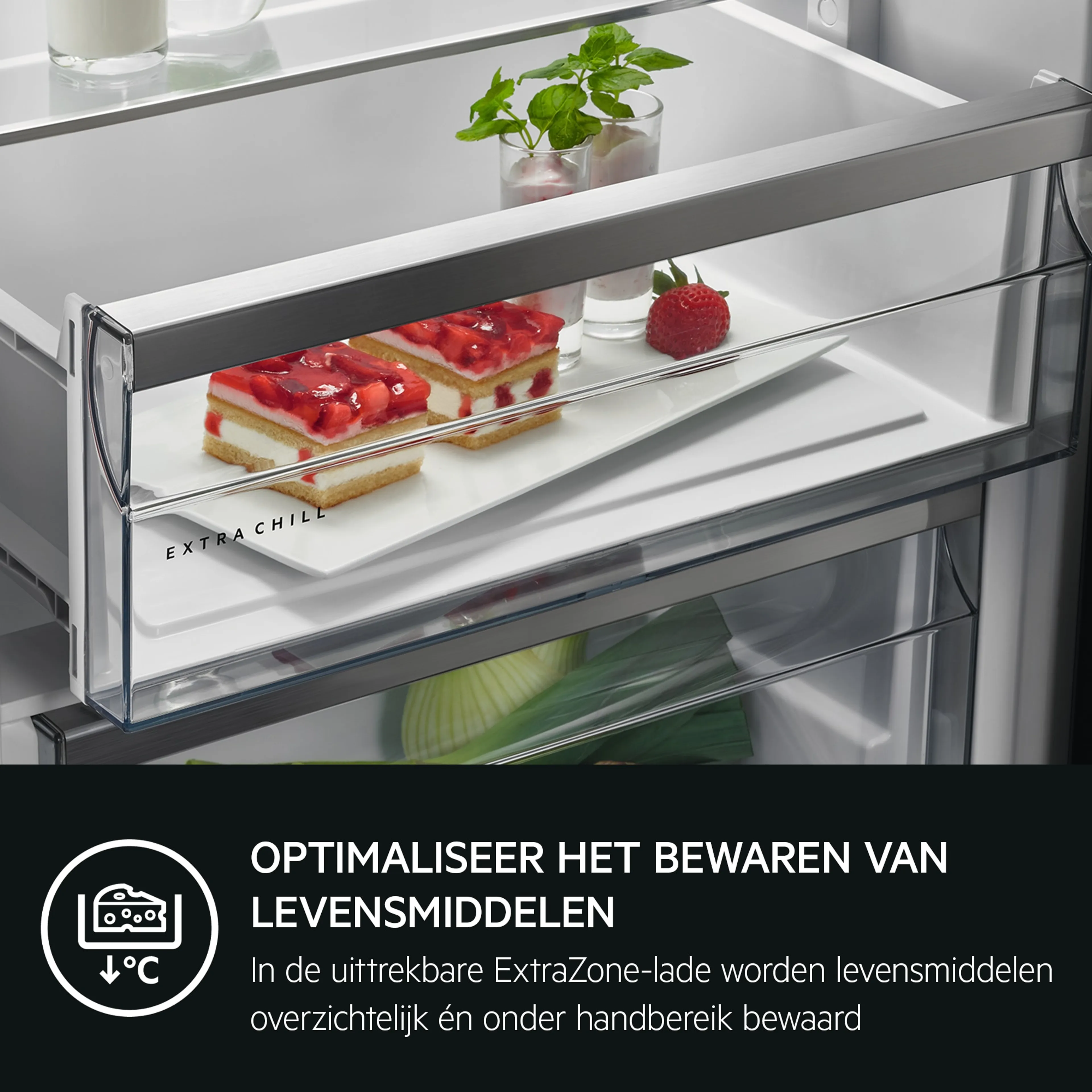 AEG Inbouw koelkast met diepvries TC7MS181CF GreenZone  image