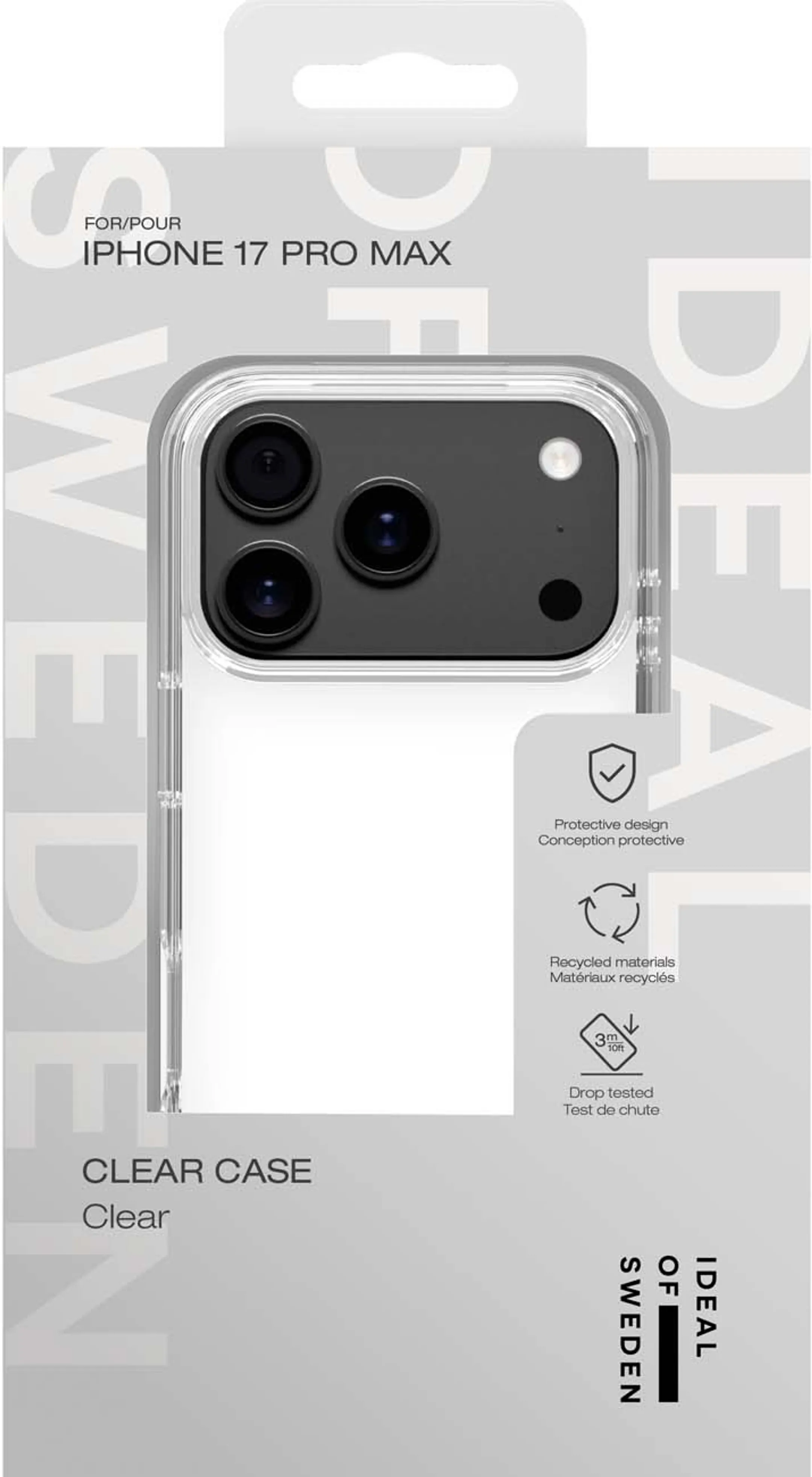 iDeal of Sweden Clear case MagSafe pour iPhone 17 Pro Max - Transparent image