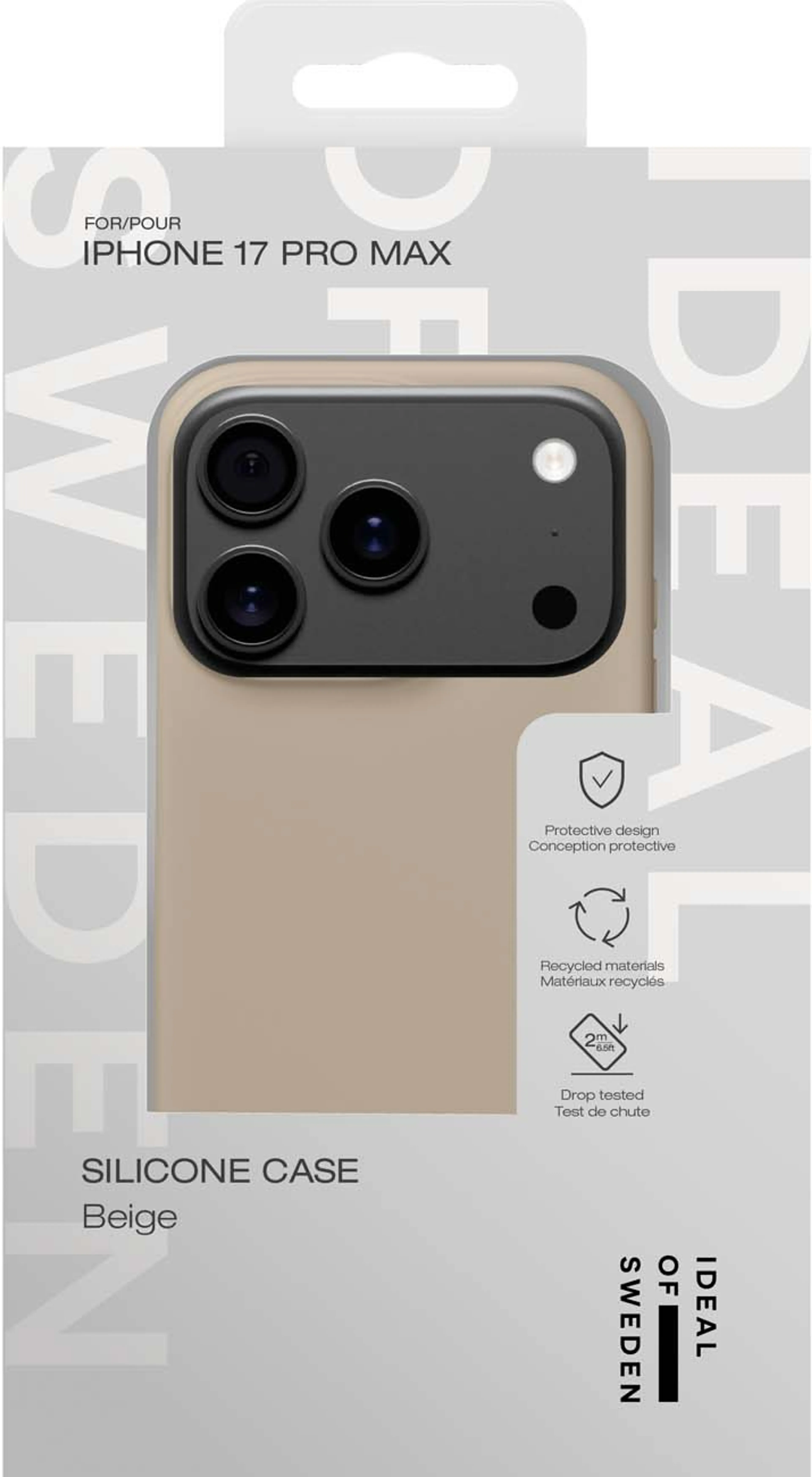iDeal of Sweden Coque en silicone MagSafe iPhone 17 Pro Max - Beige image