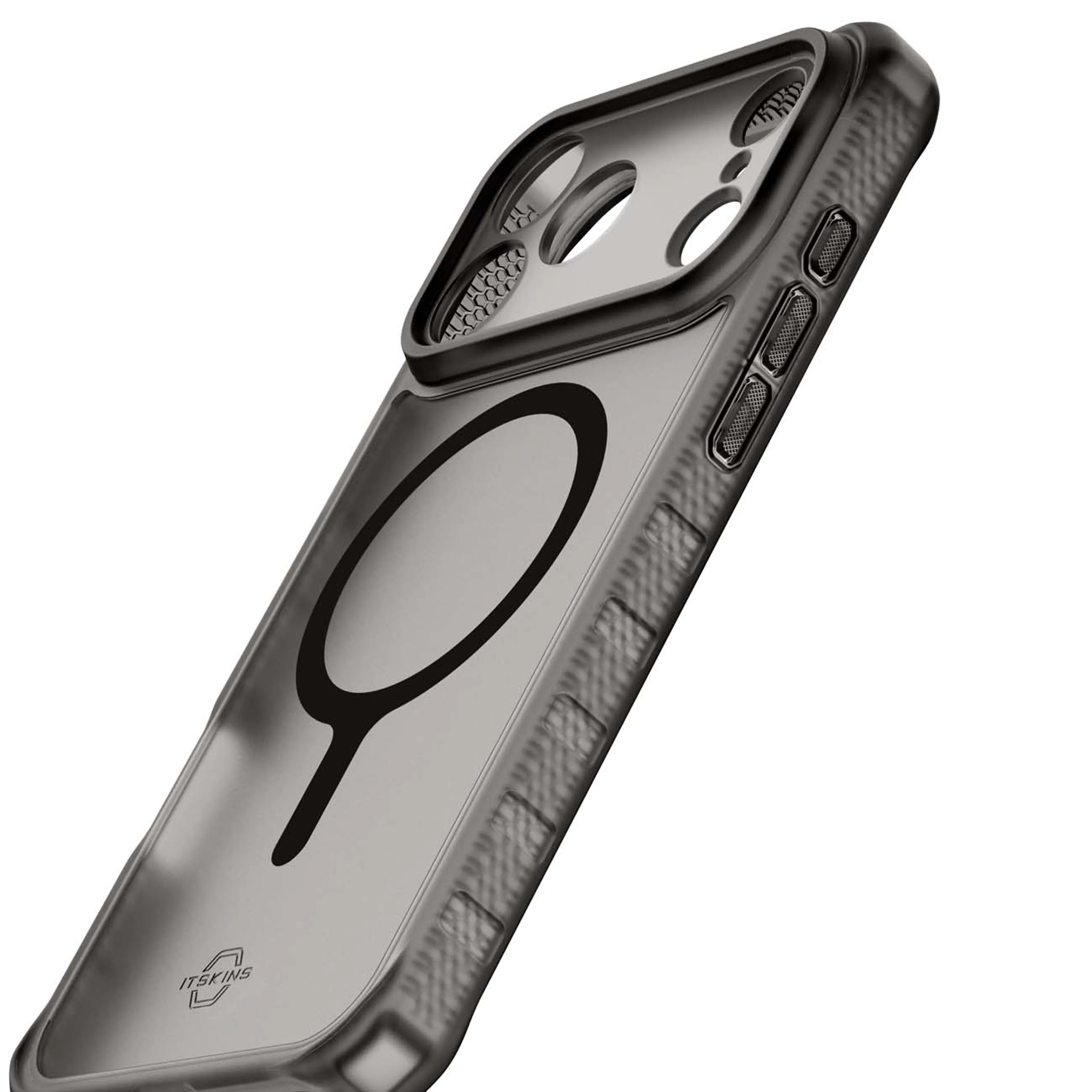ITskins Clear case voor iPhone 17 Pro Max - Transparant zwart image