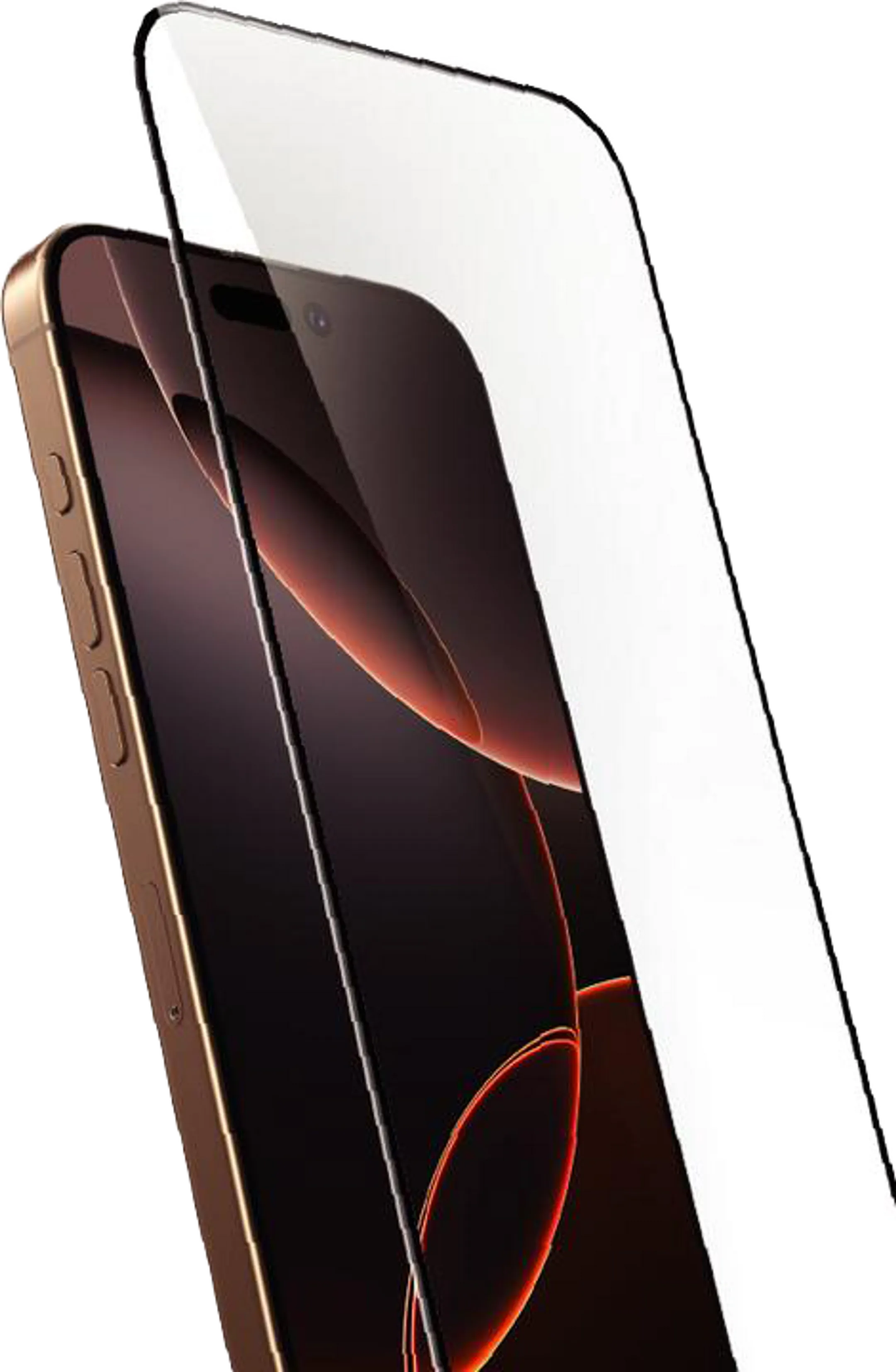 Curved screenprotector voor iPhone 17