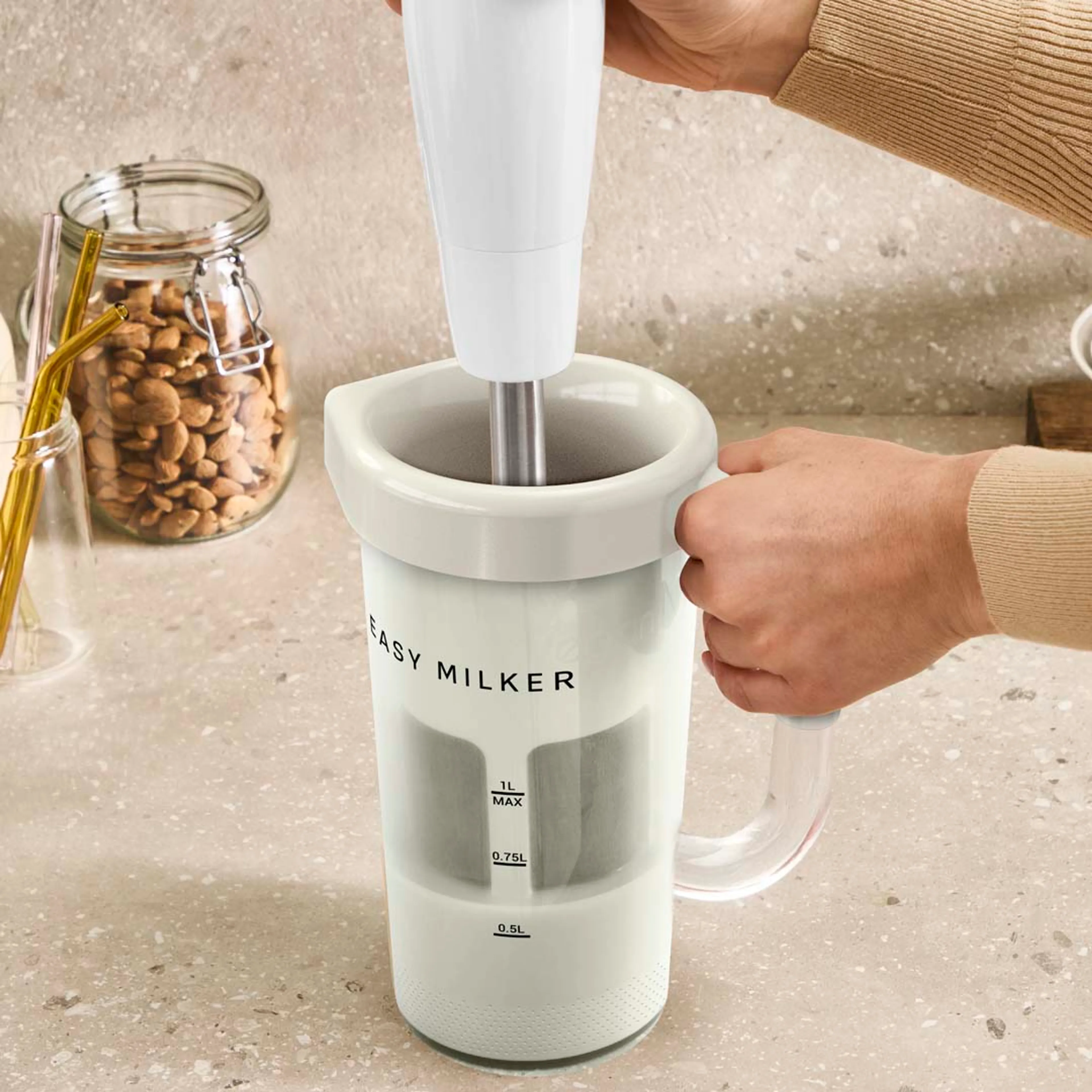 Moulinex Mixeur plongeant Easy Milker & Quickchef+ VD70PAE0 image